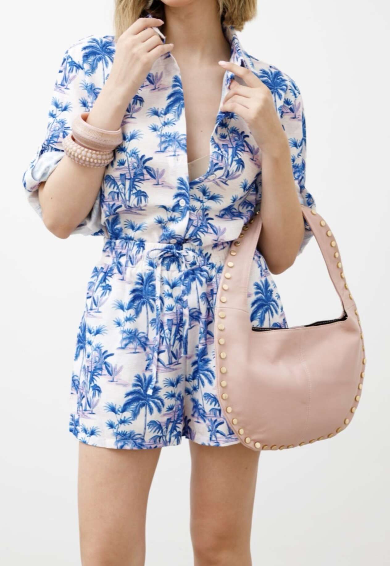 Cropped Faux leather Jacket