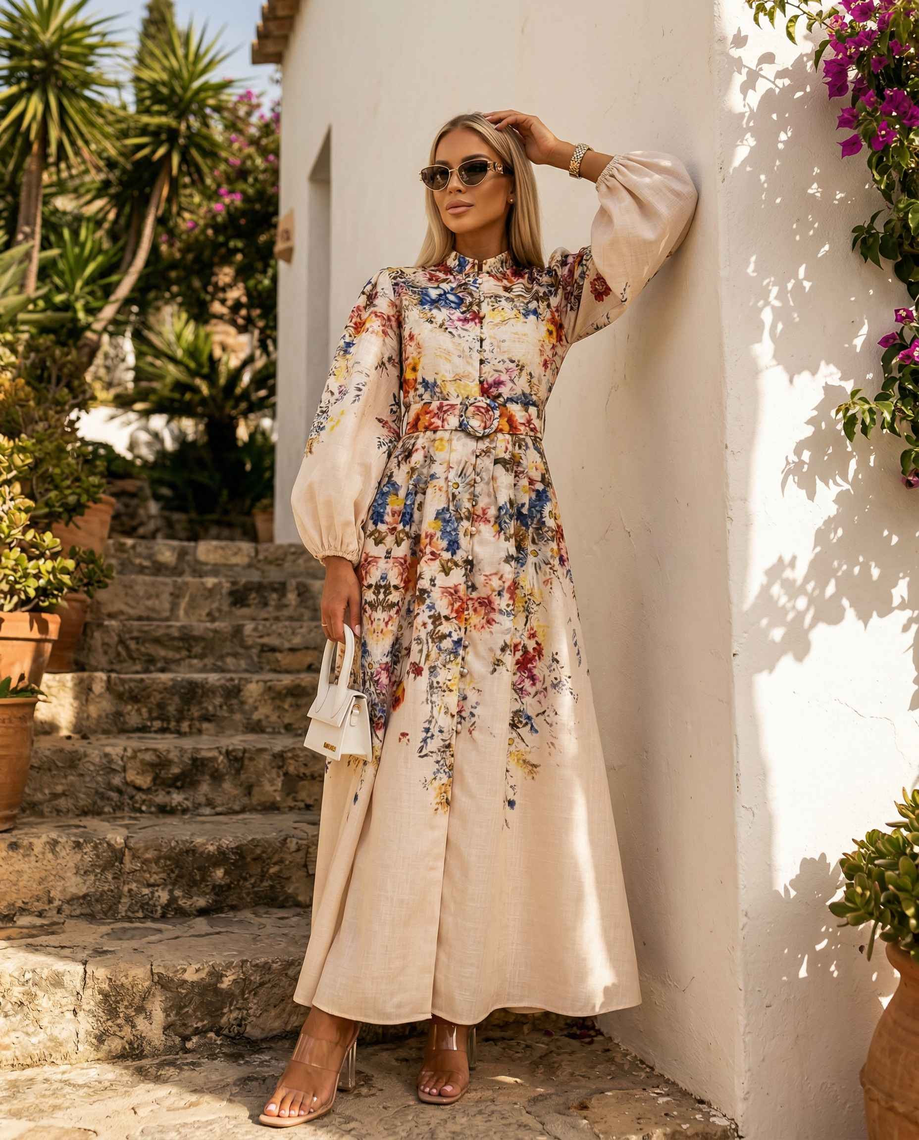 Cropped Faux leather Jacket