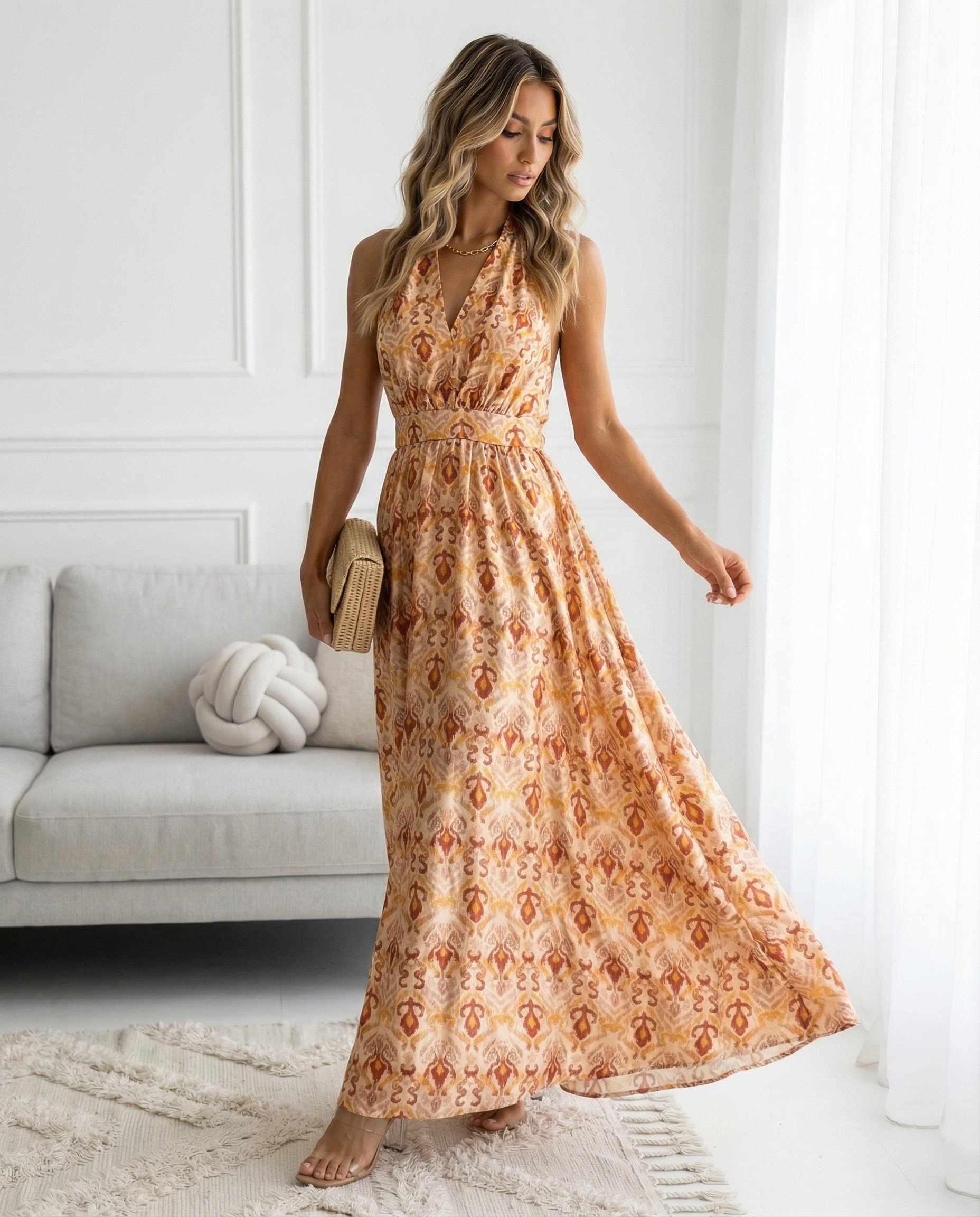 Sukienka GARDENIA Miss Sara Open Back - 2