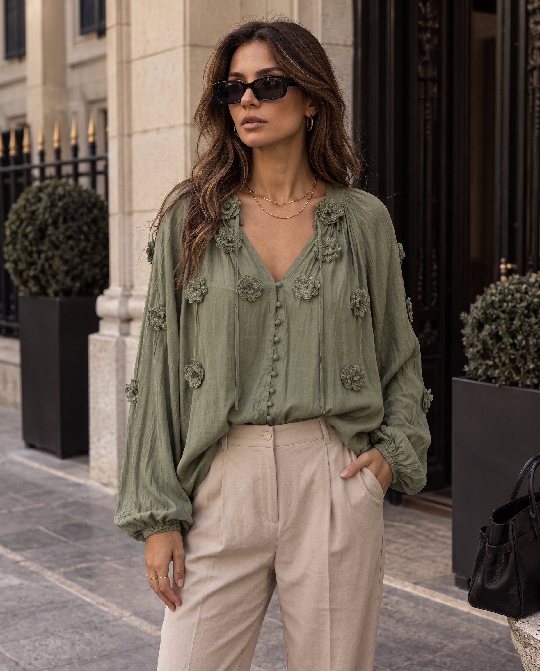 Cropped Faux leather Jacket