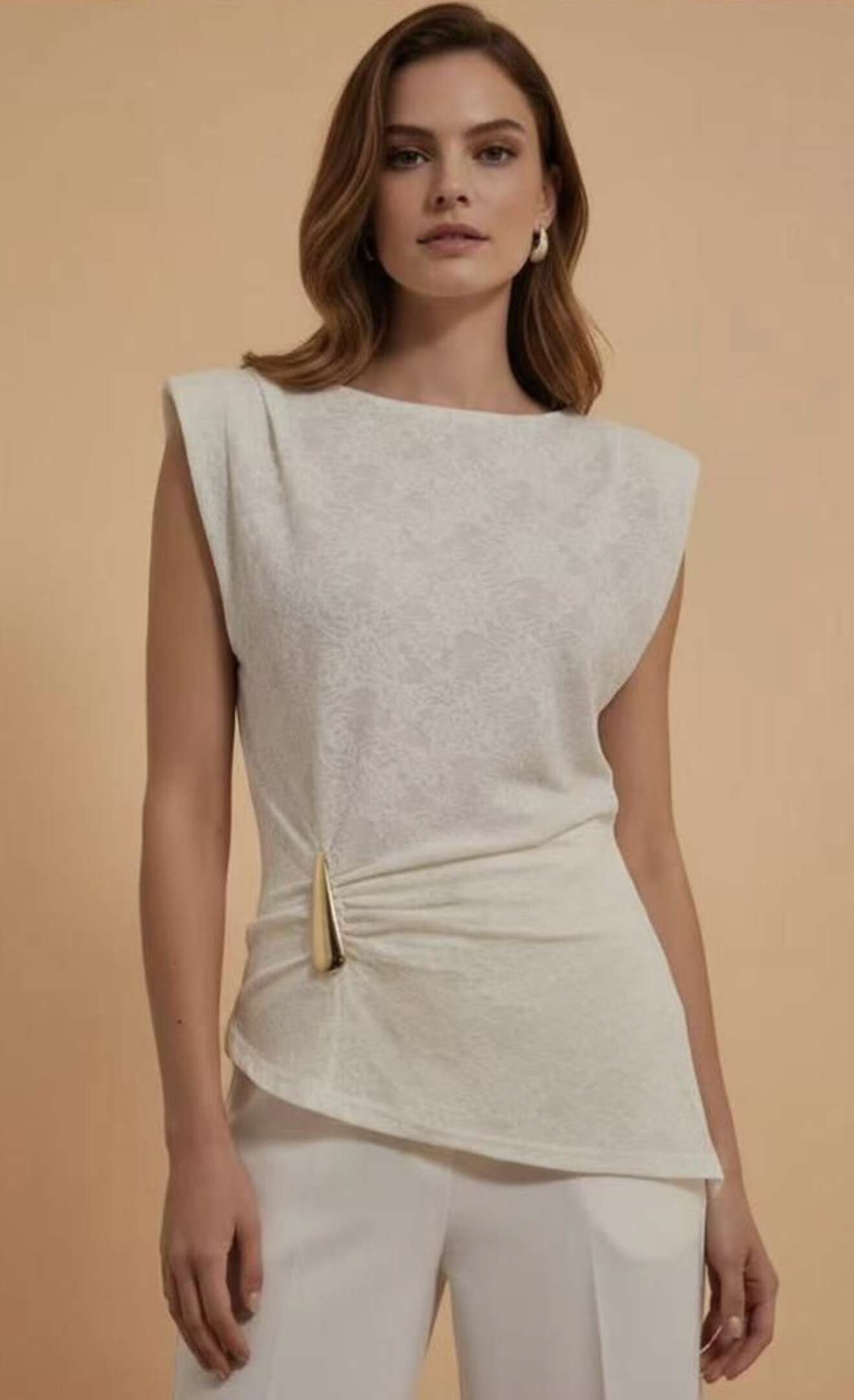 Cropped Faux leather Jacket