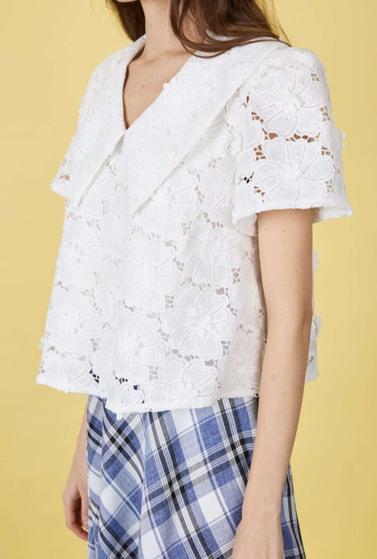 Cropped Faux leather Jacket