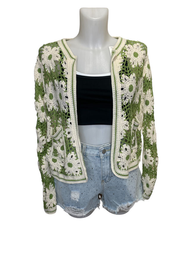 Cropped Faux leather Jacket