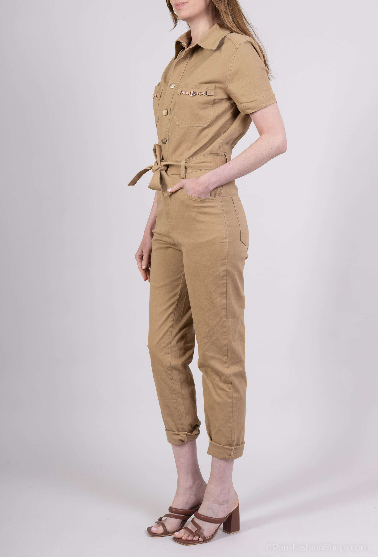 Cropped Faux leather Jacket