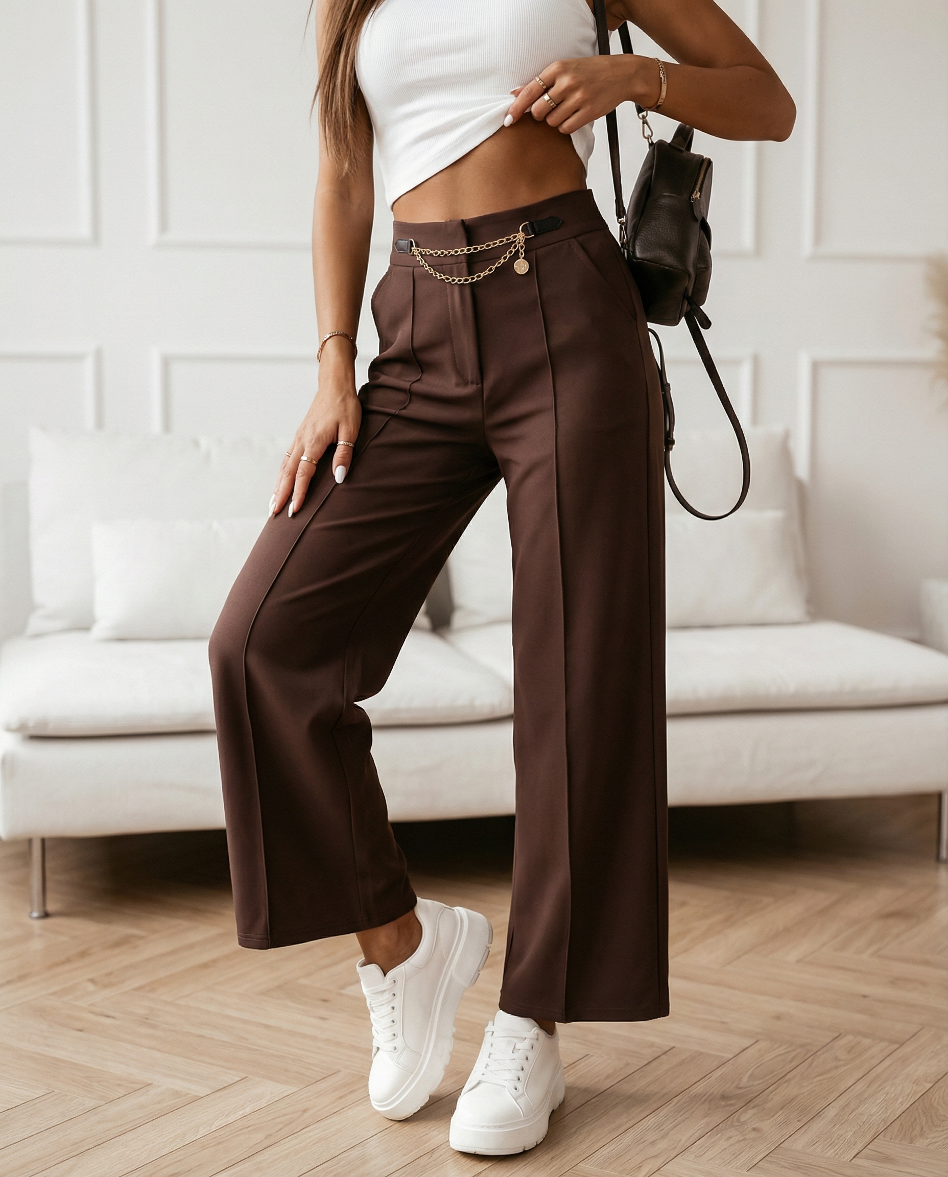 Cropped Faux leather Jacket