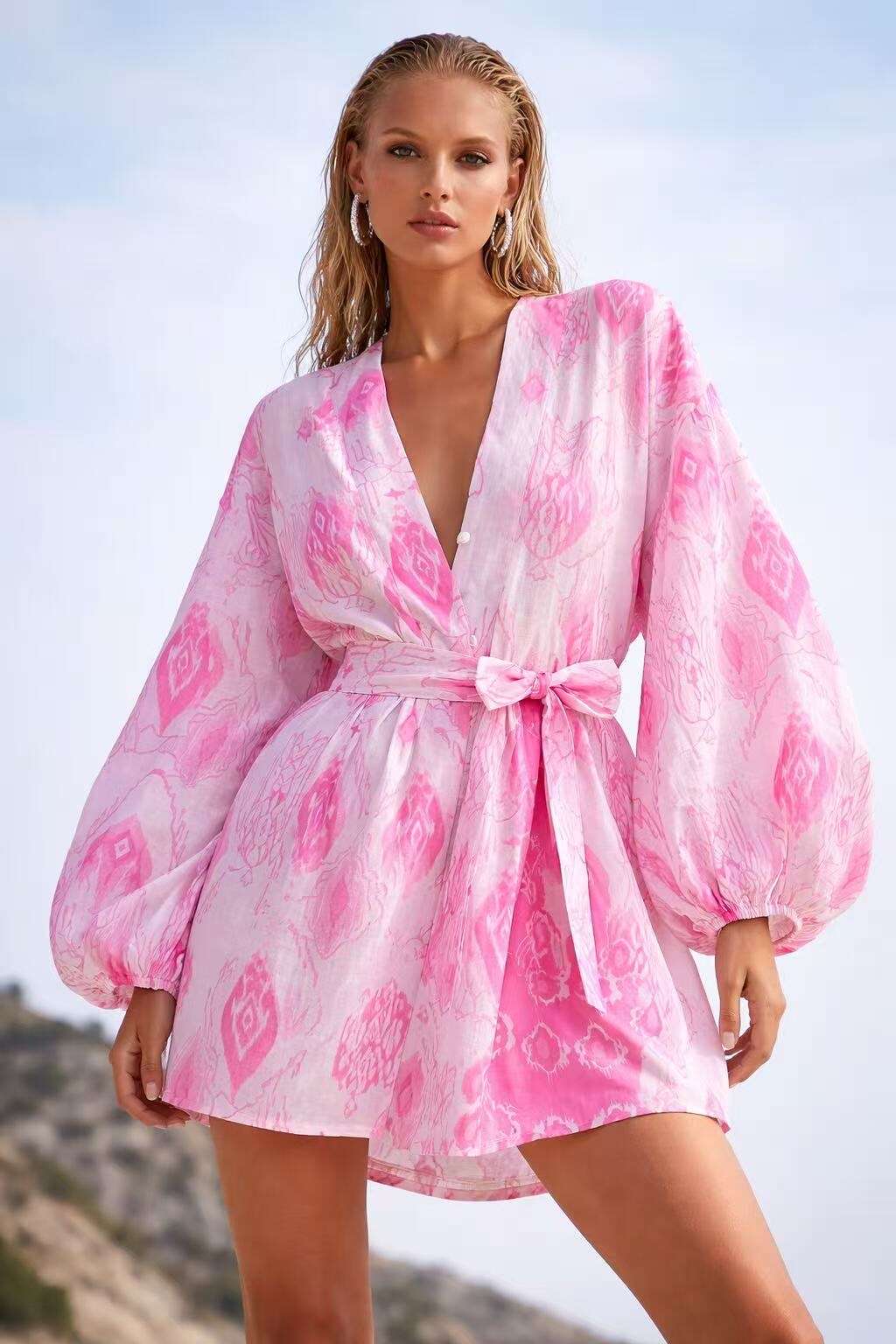 Cropped Faux leather Jacket