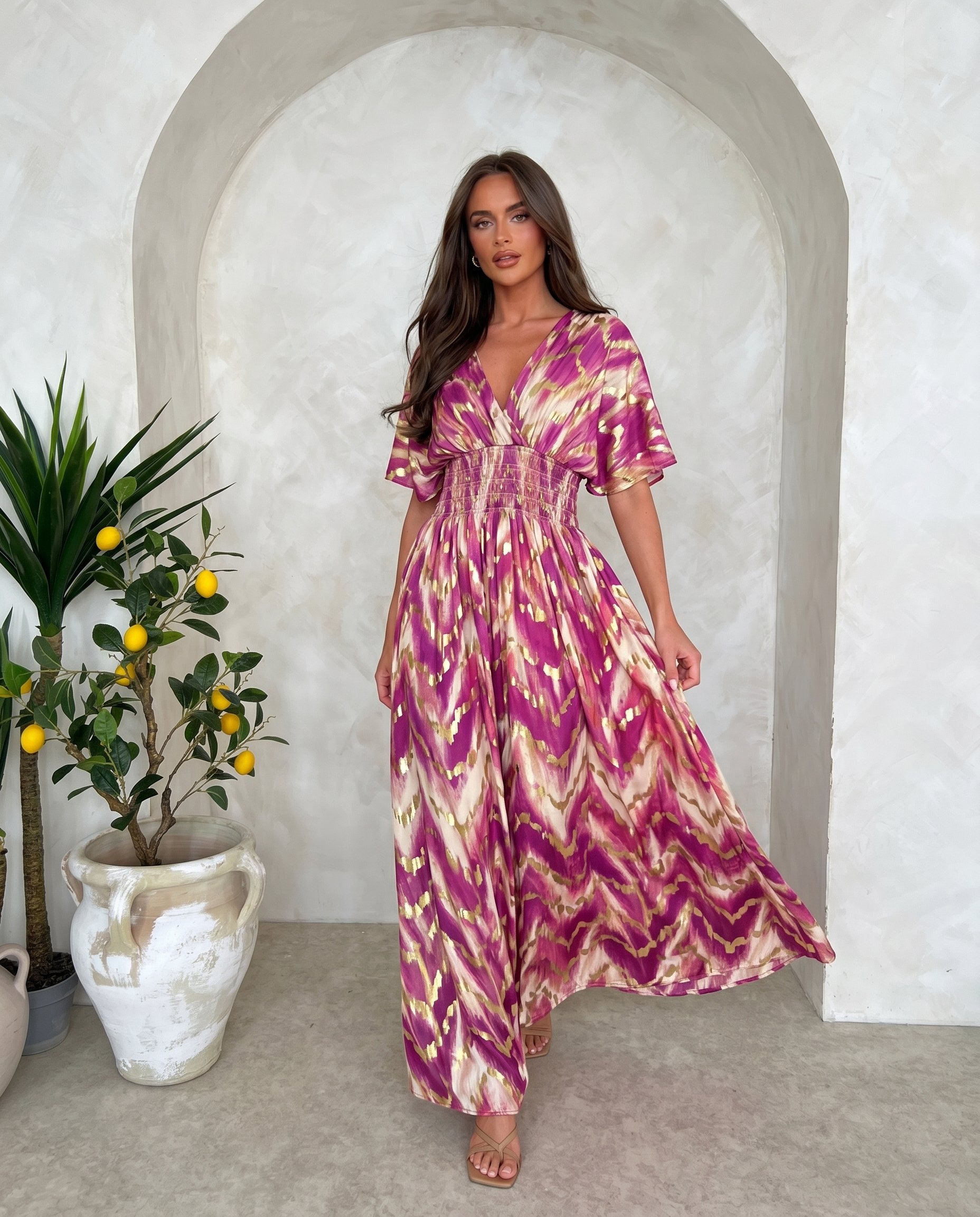 Sukienka PEGASUS Zimny Materiał - 4