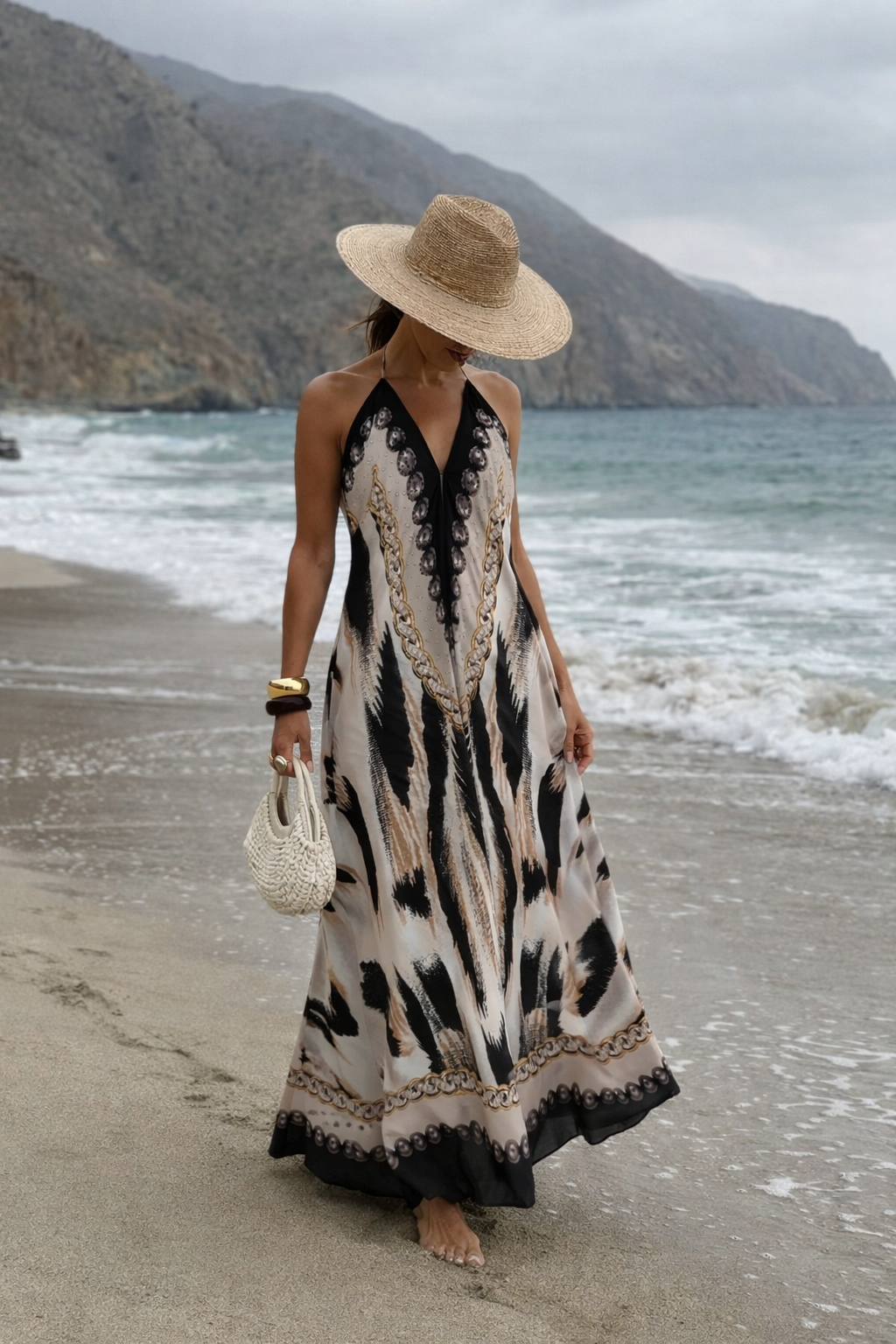 Cropped Faux leather Jacket