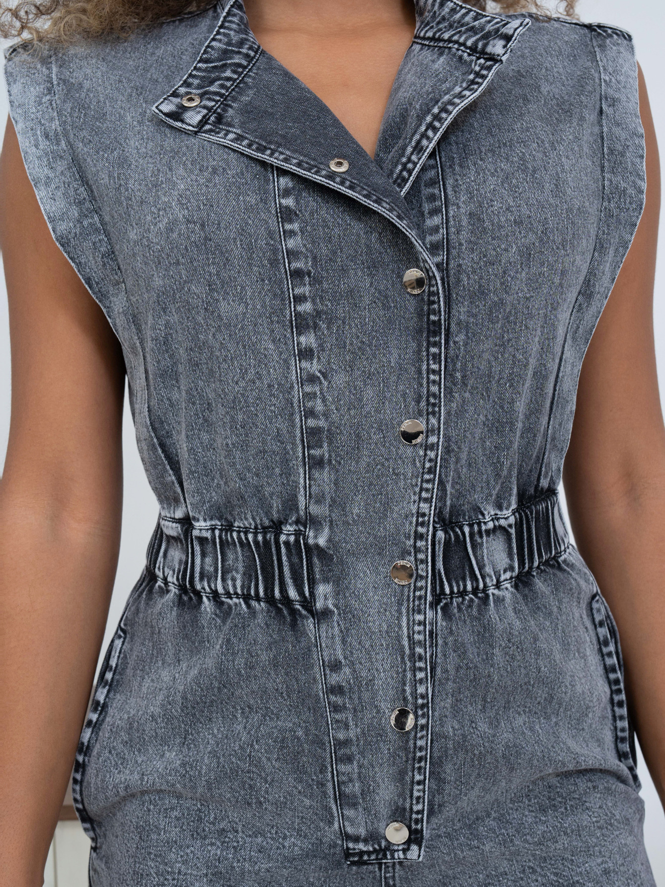 Cropped Faux leather Jacket
