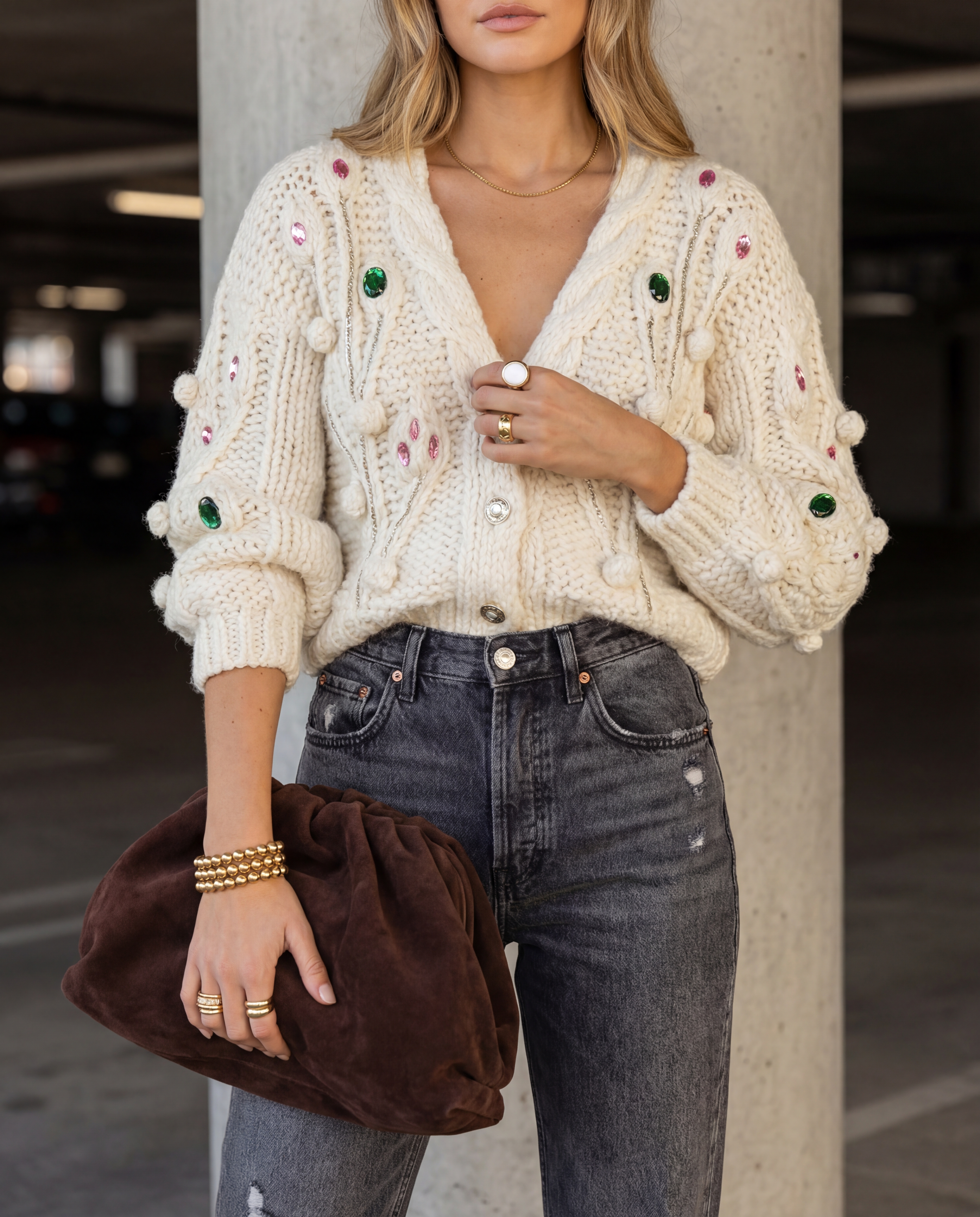 Cropped Faux leather Jacket