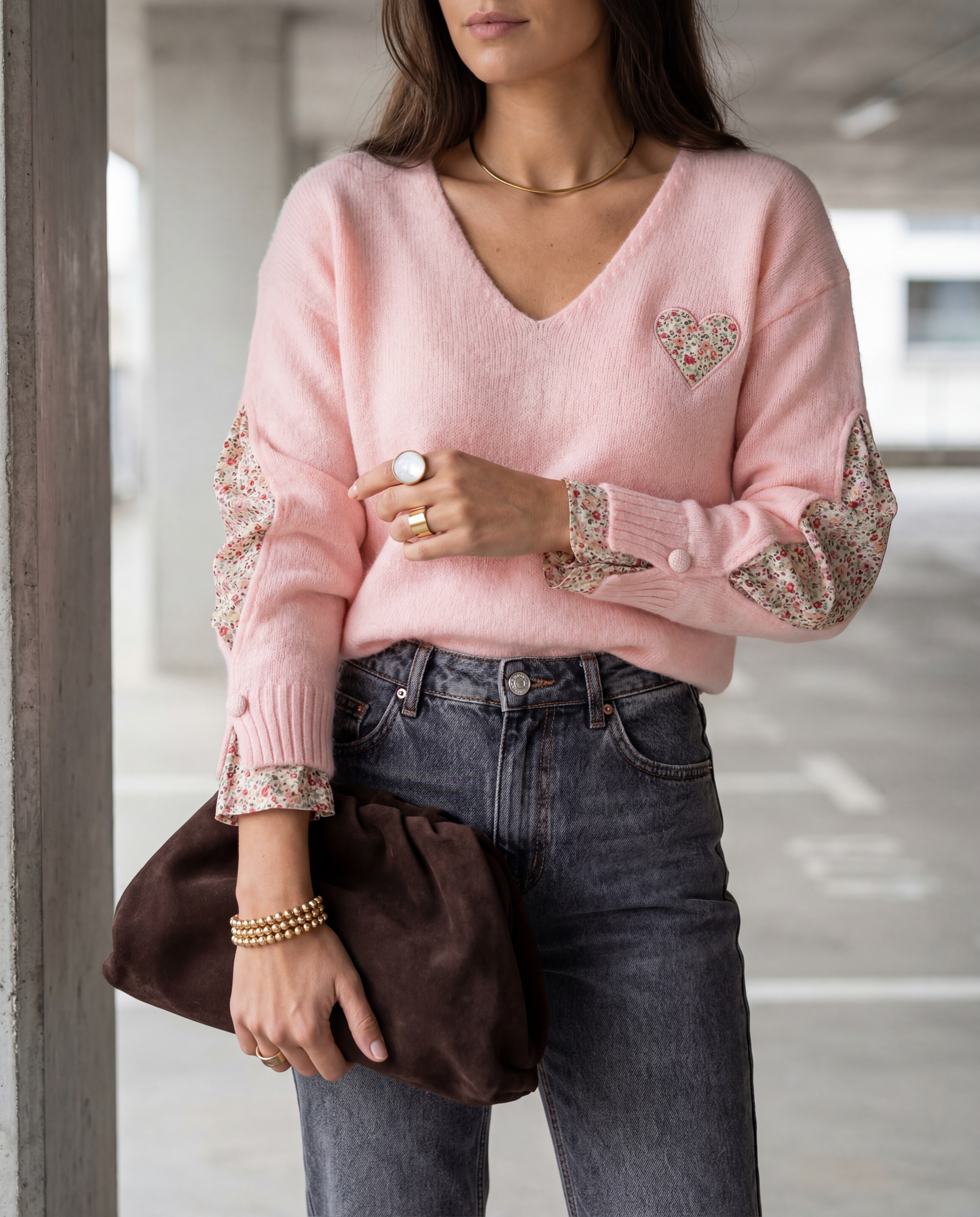 Cropped Faux leather Jacket