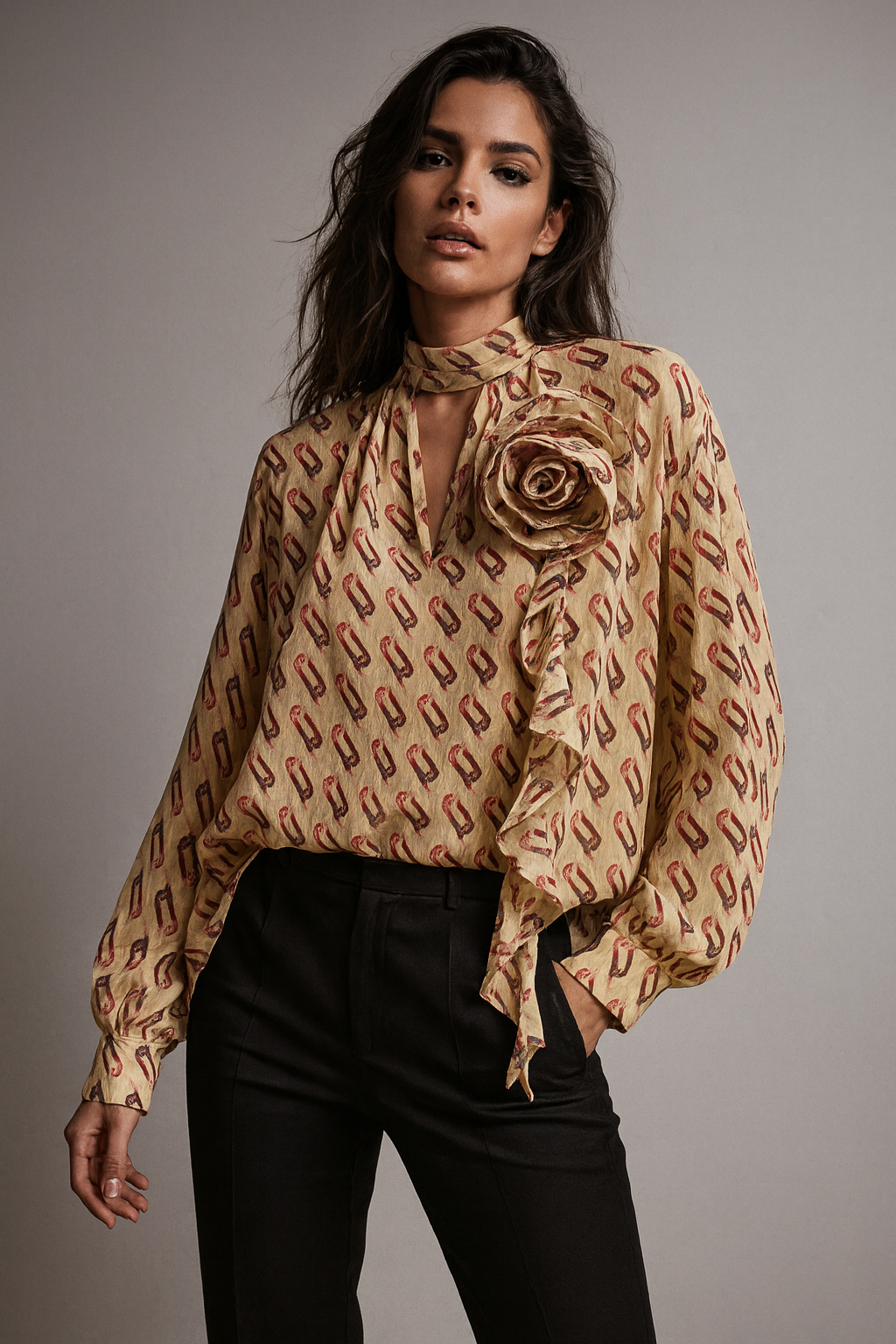 Cropped Faux leather Jacket