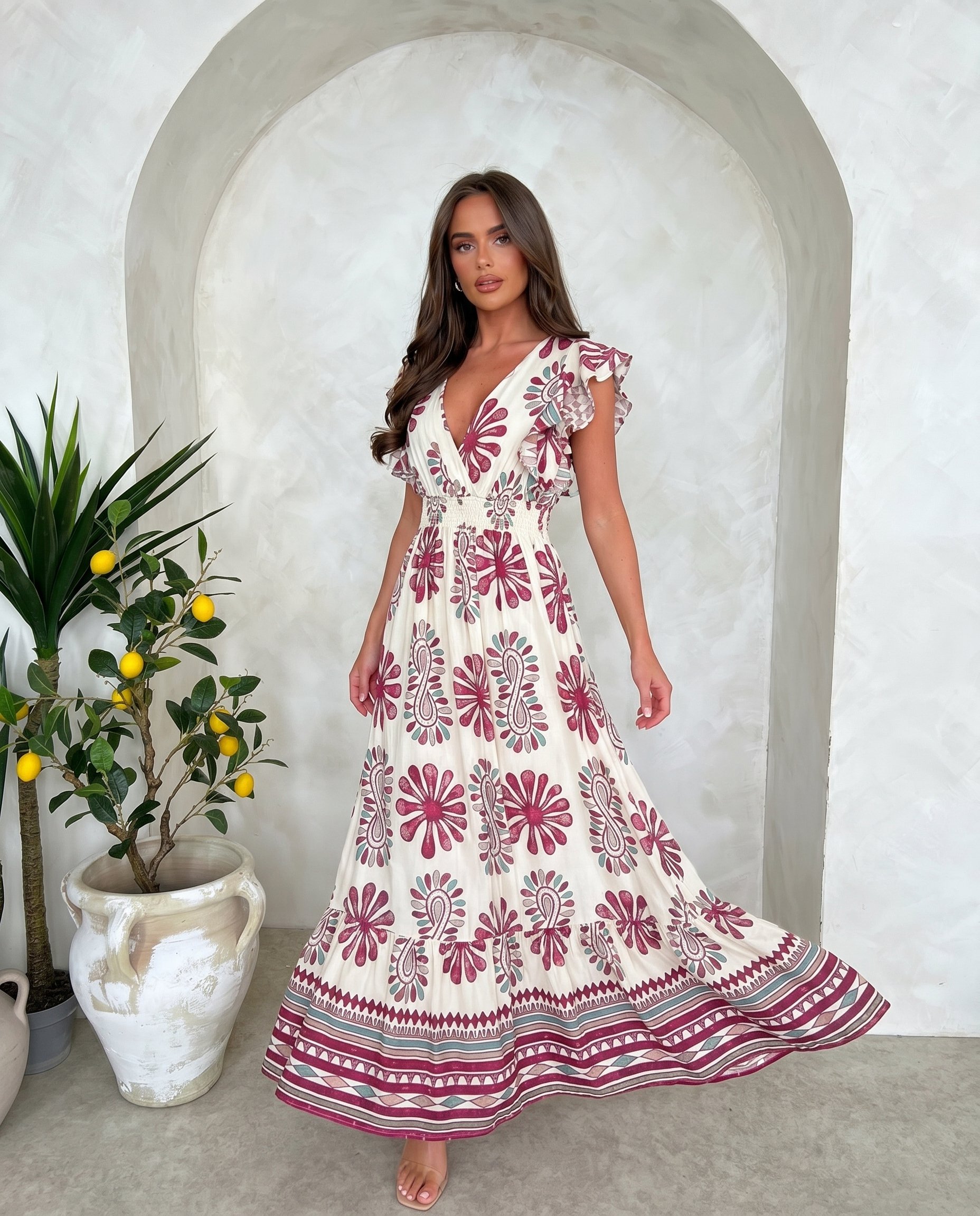 Sukienka FIESTA Miss Sara Butterfly