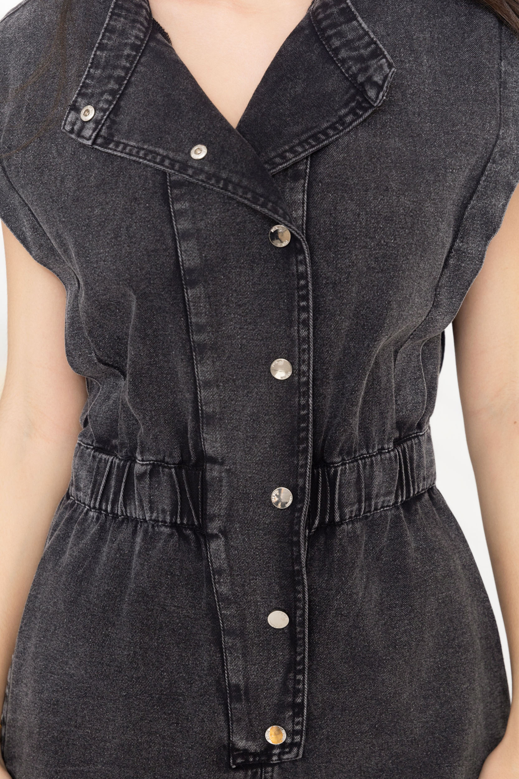 Cropped Faux leather Jacket