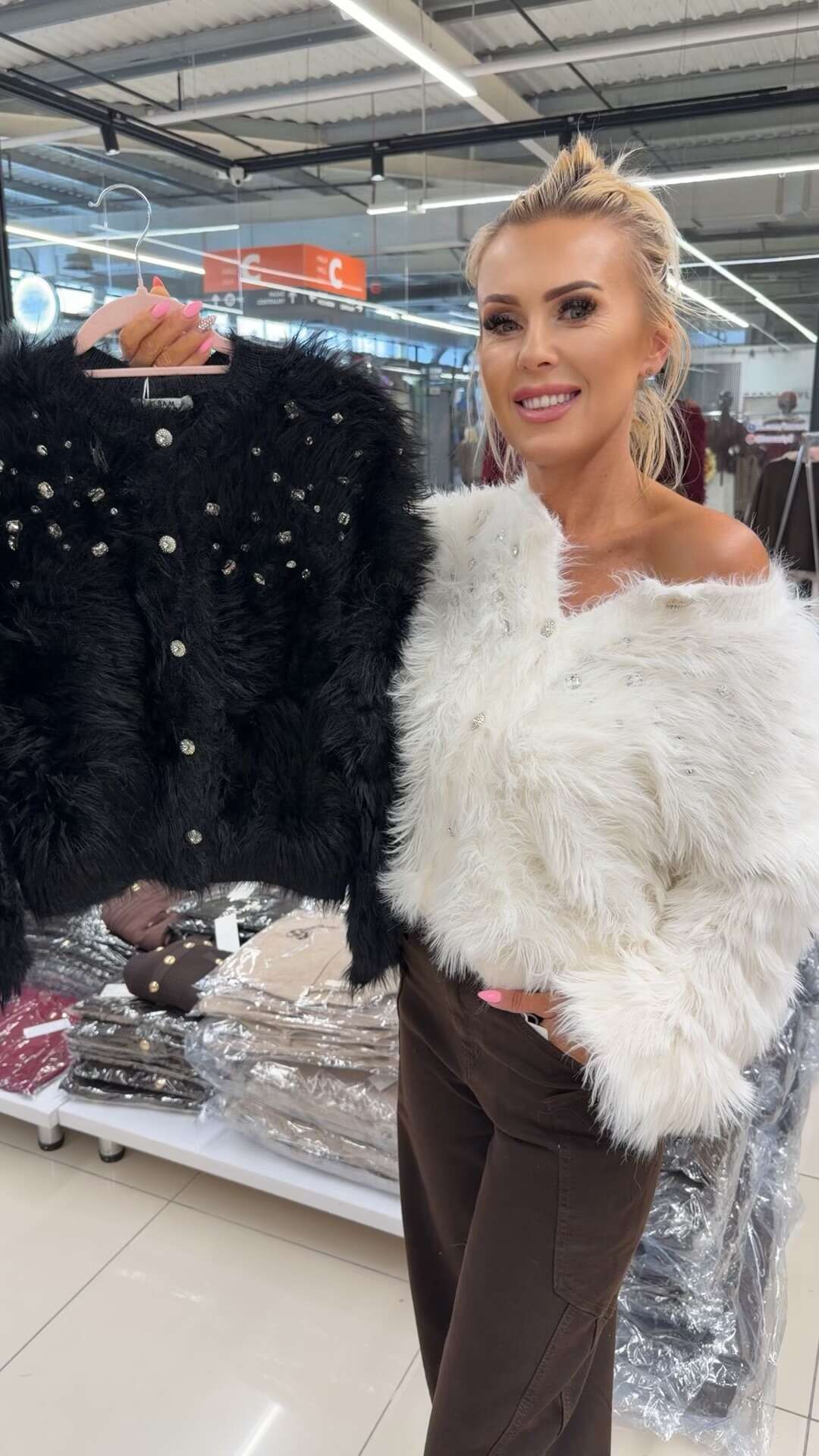 Cropped Faux leather Jacket