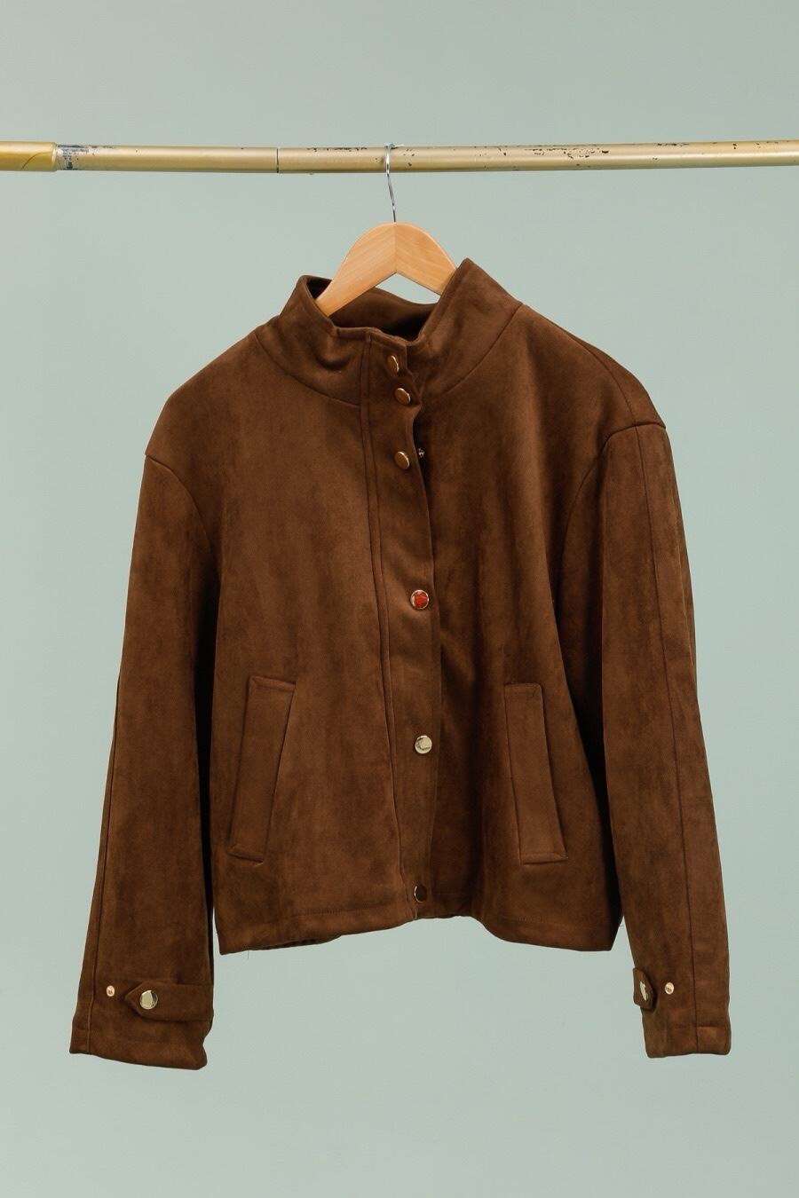 Cropped Faux leather Jacket