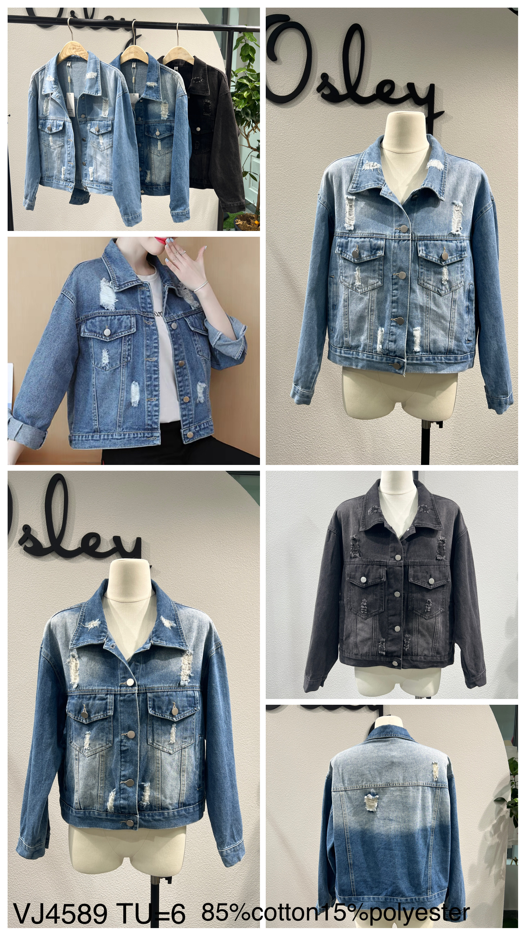 Cropped Faux leather Jacket