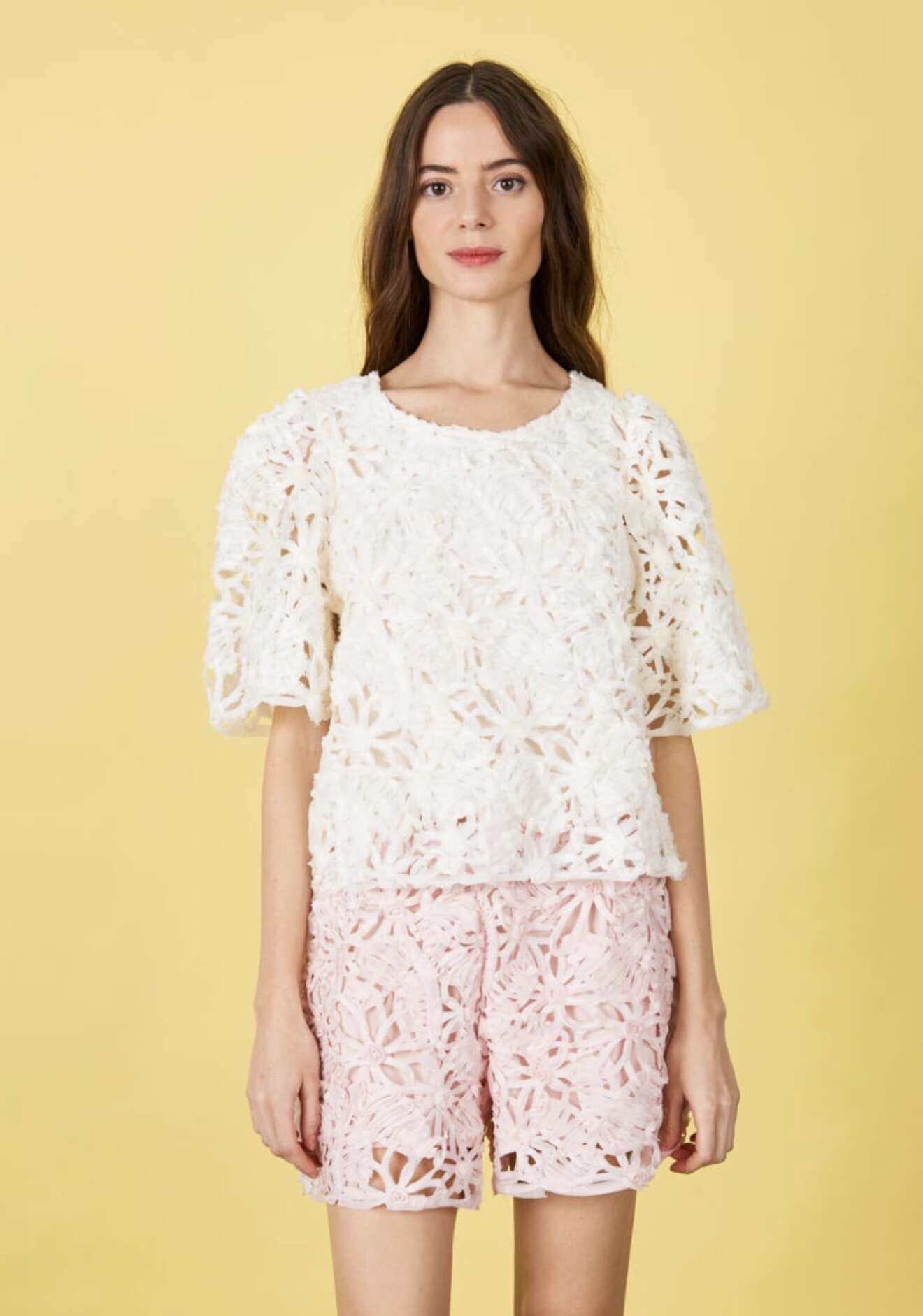 Cropped Faux leather Jacket