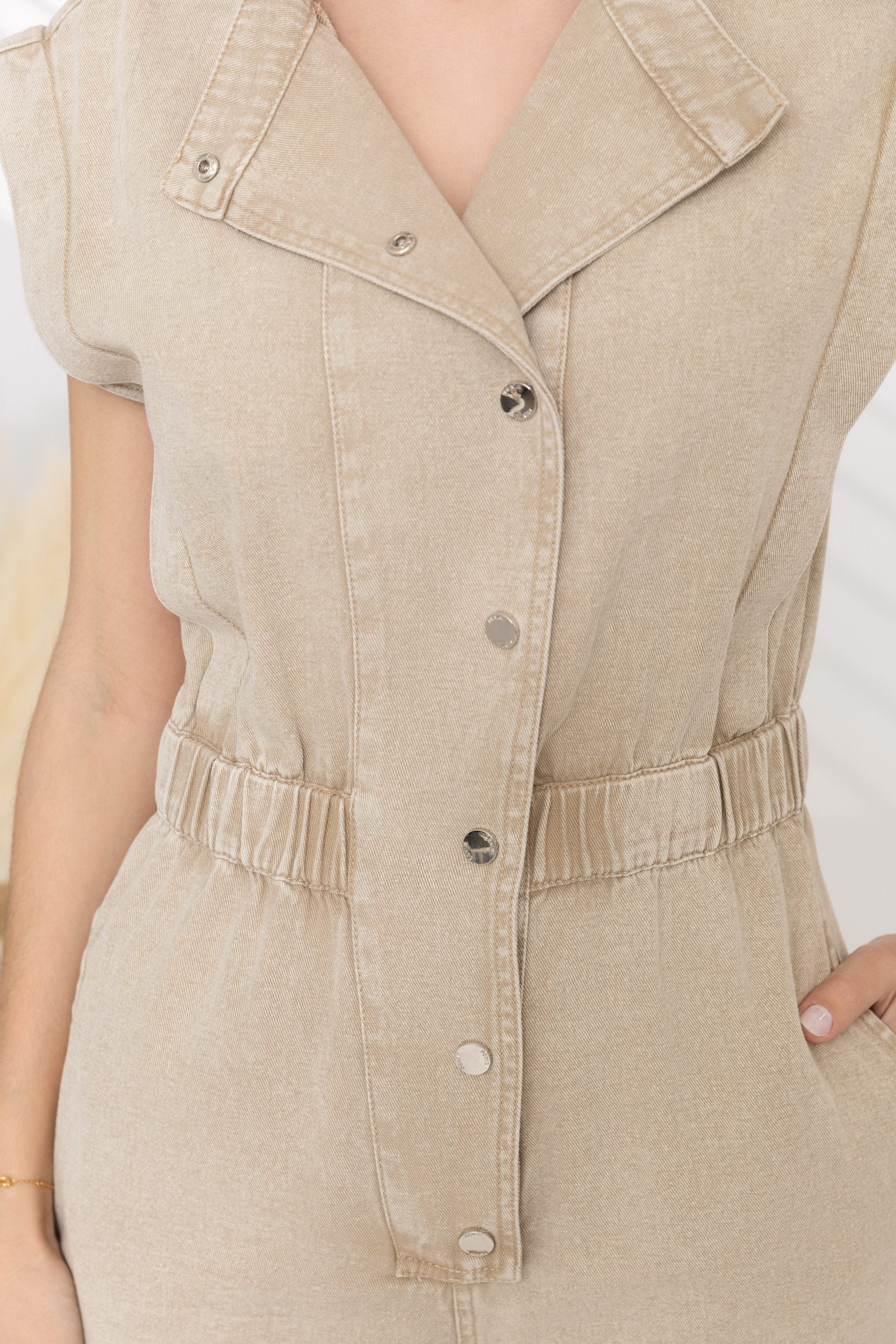 Cropped Faux leather Jacket