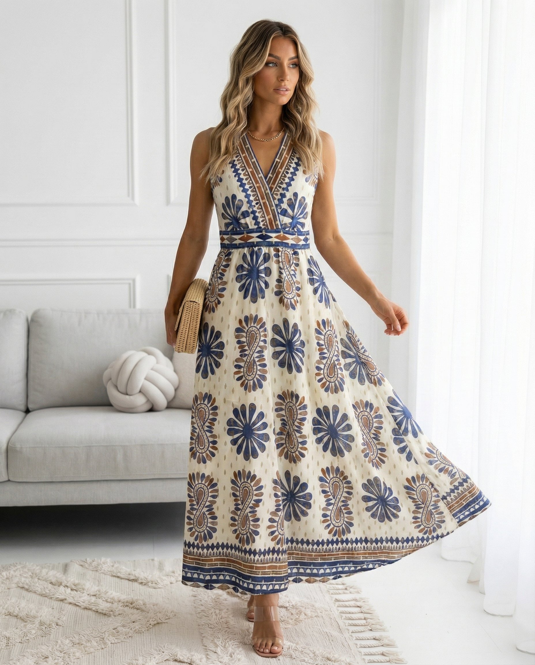 Sukienka FIESTA Miss Sara Open Back - 3