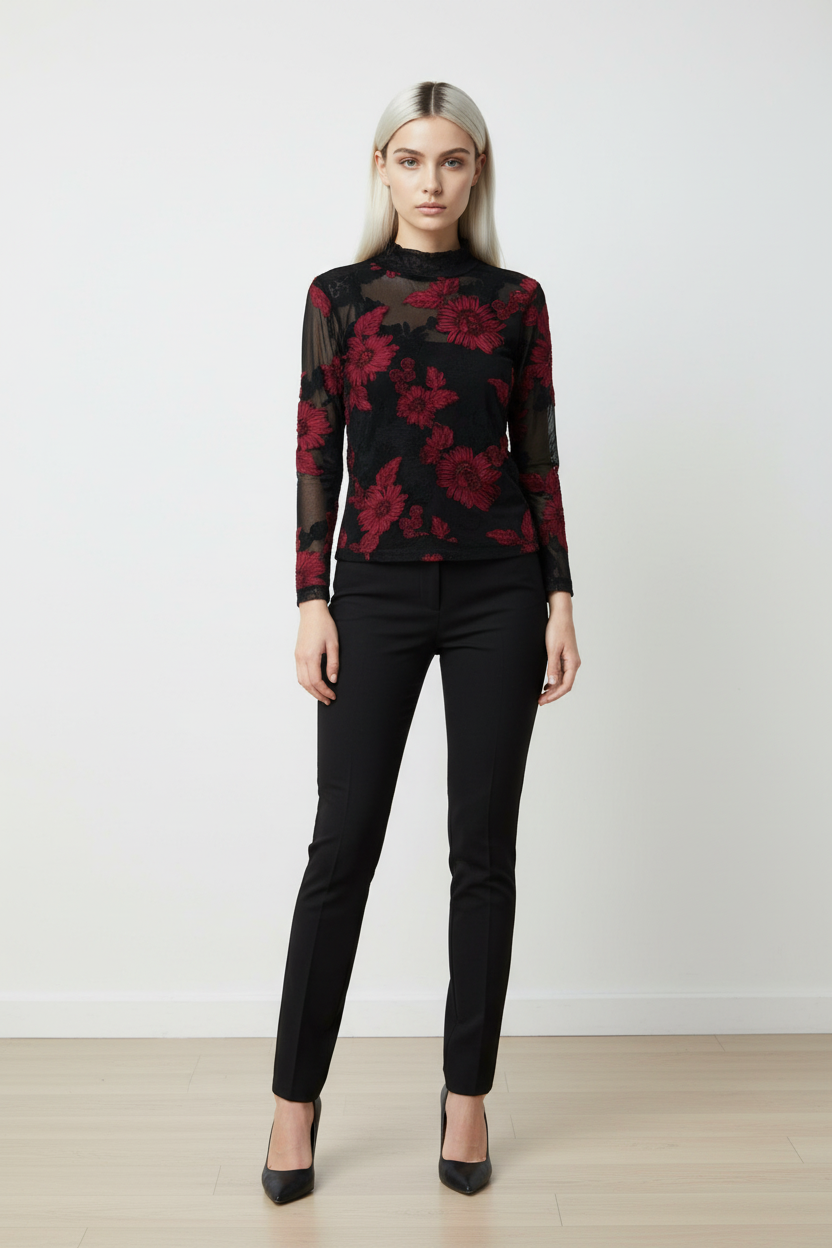 Cropped Faux leather Jacket