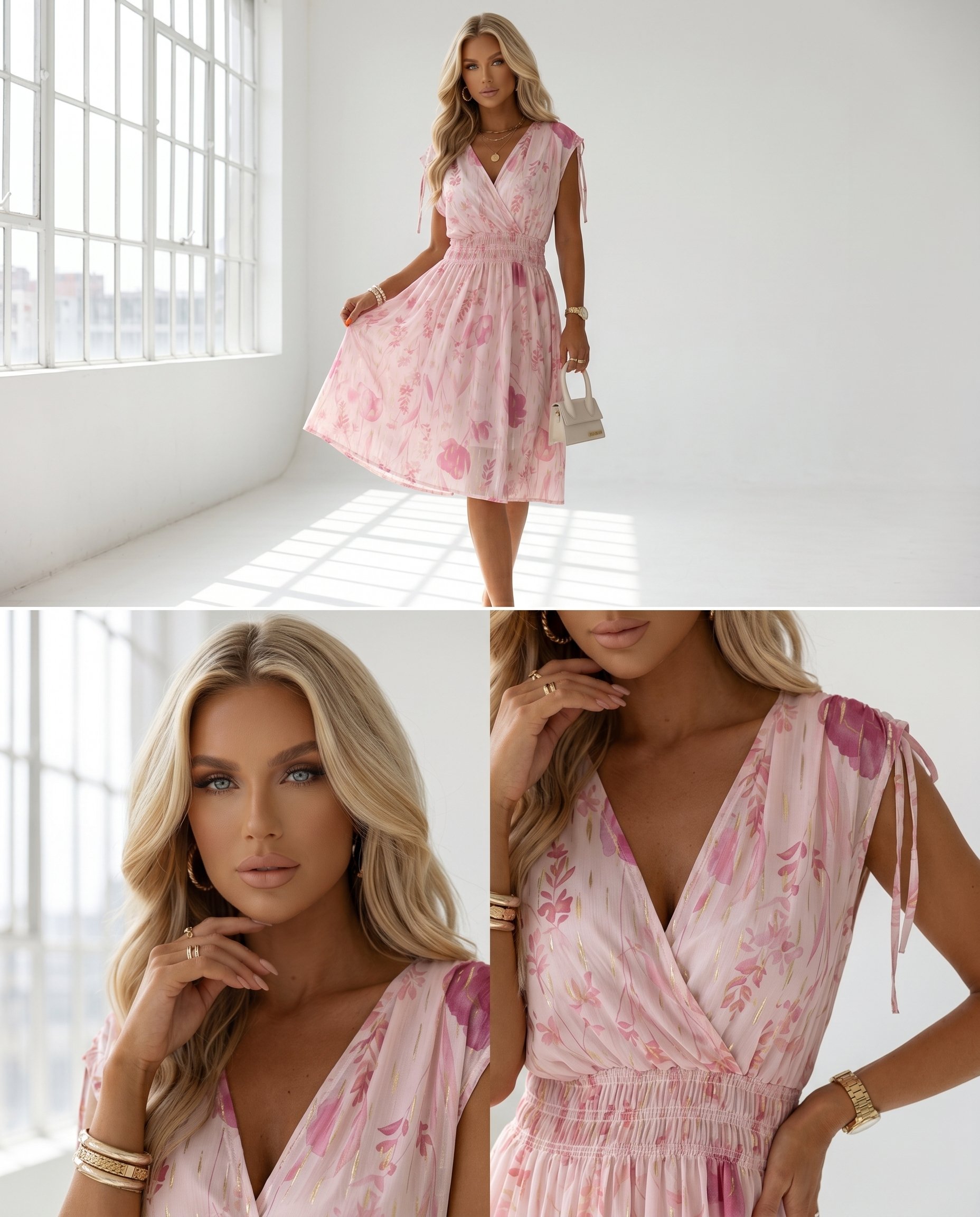 Sukienka CHERIE Zimny Materiał - 5