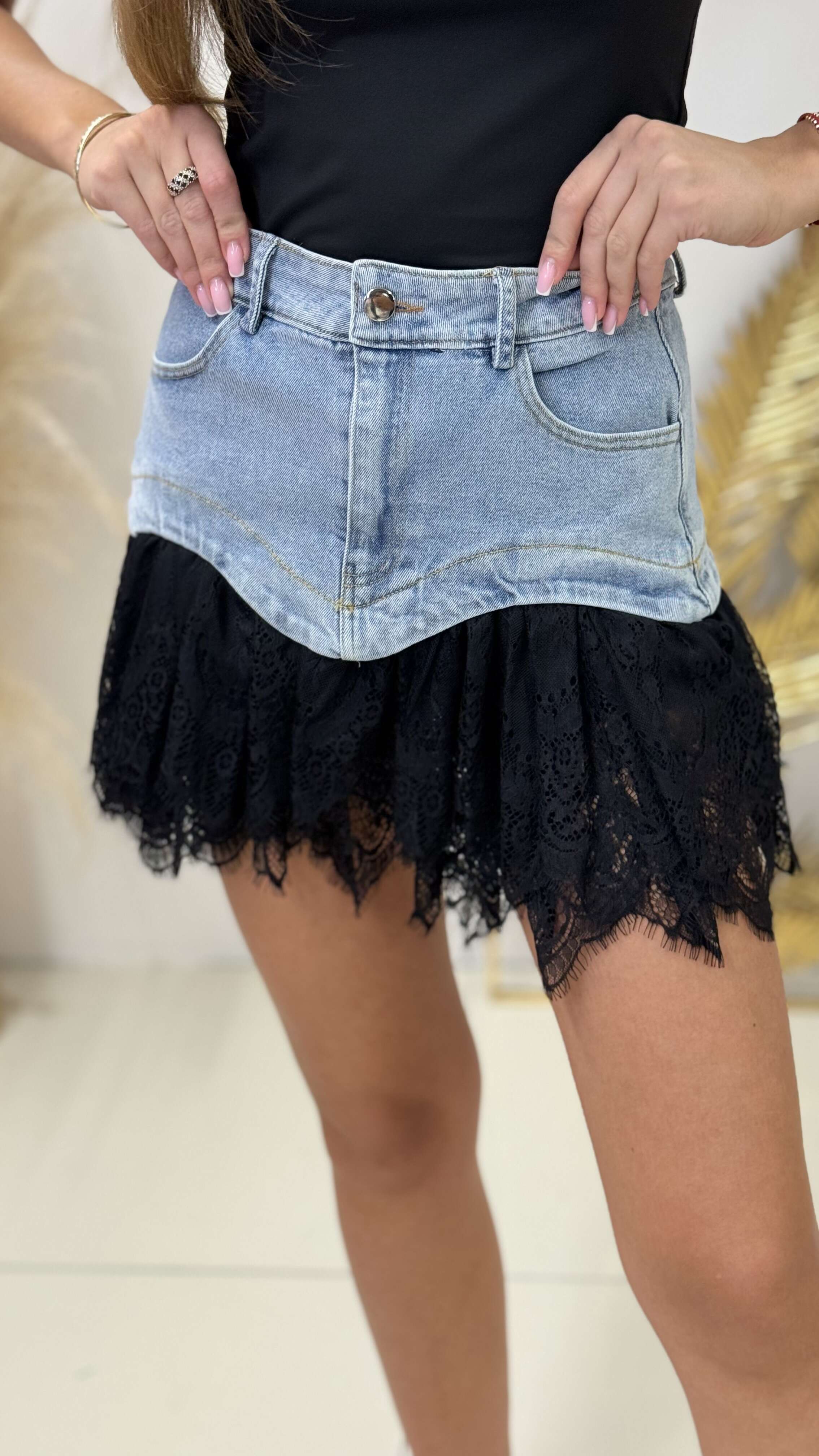 Cropped Faux leather Jacket