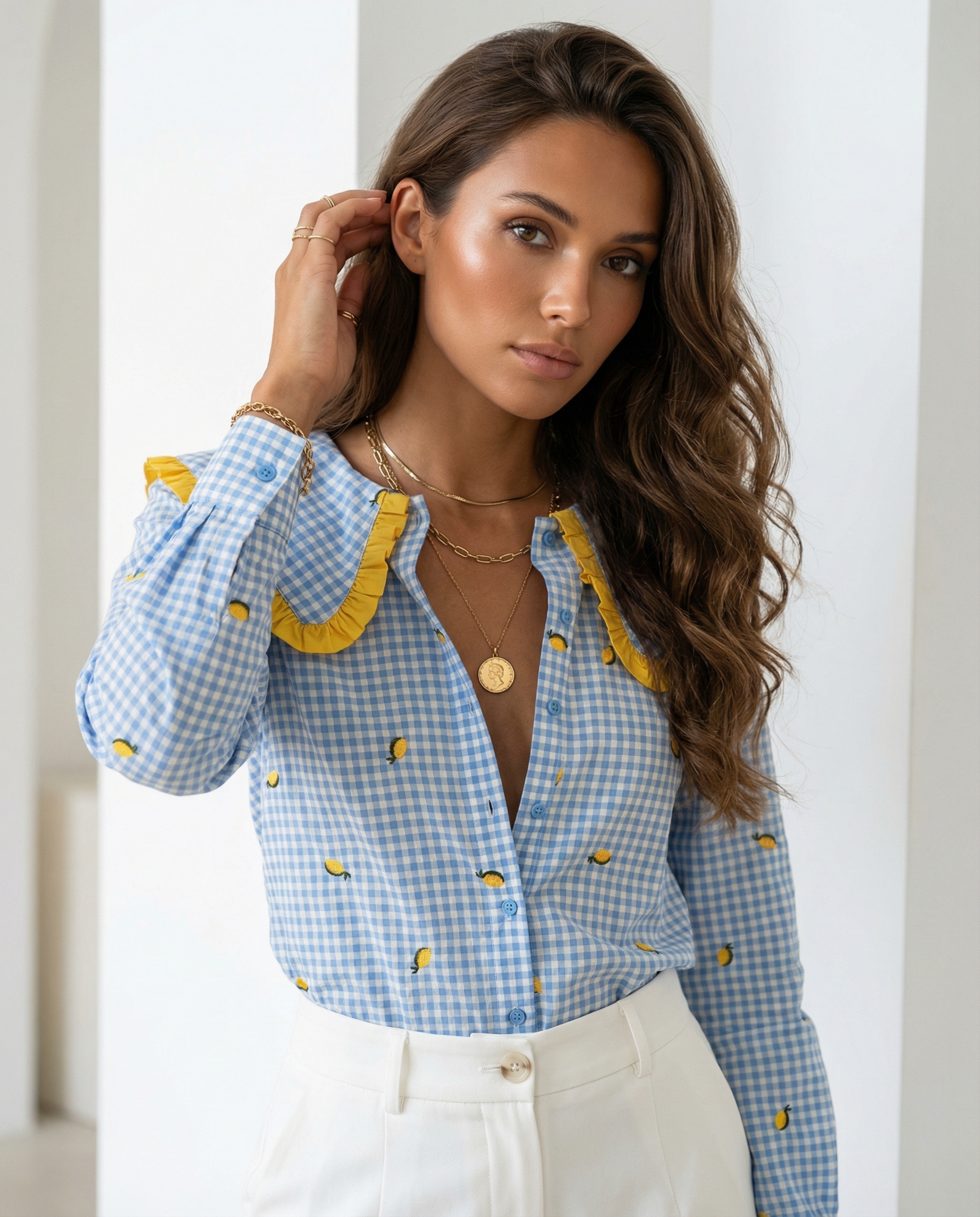 Cropped Faux leather Jacket