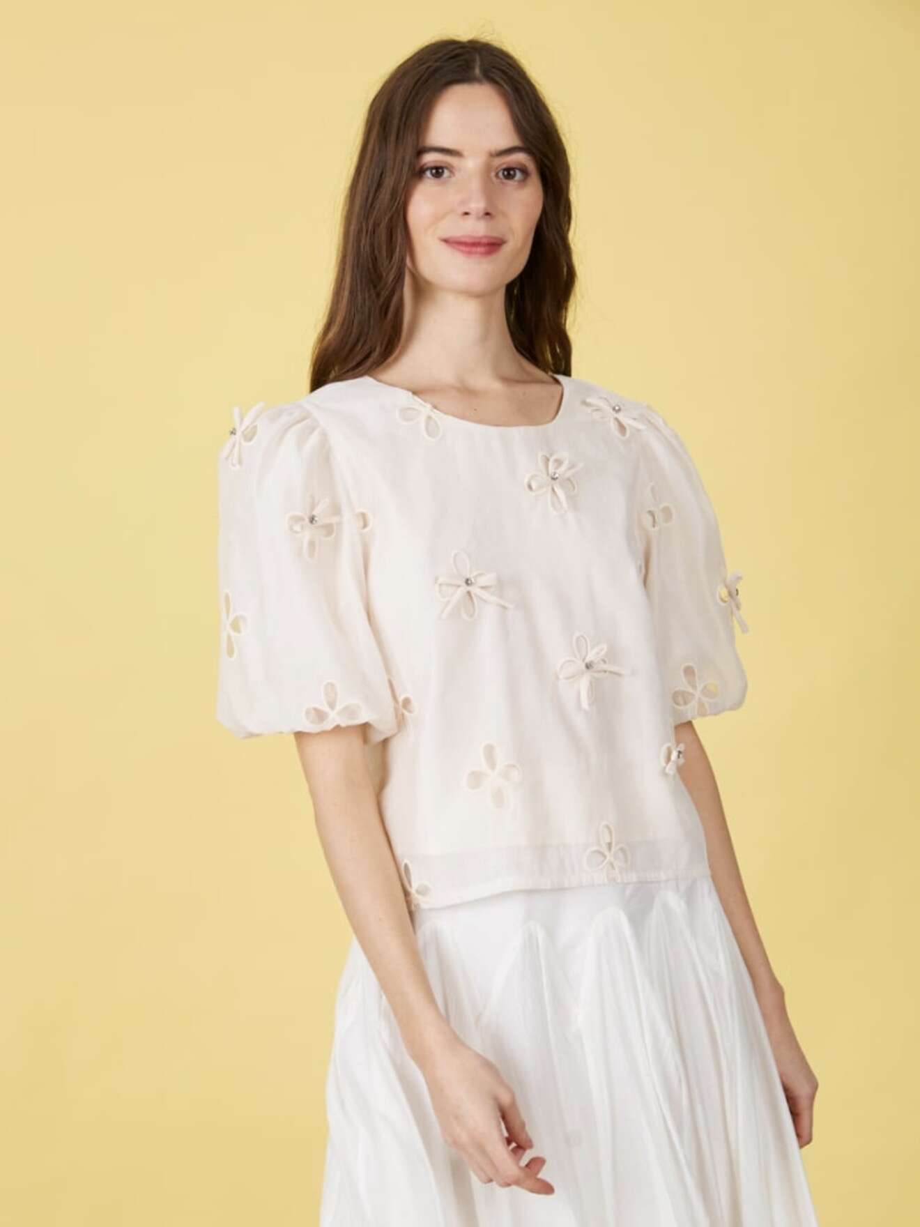 Cropped Faux leather Jacket