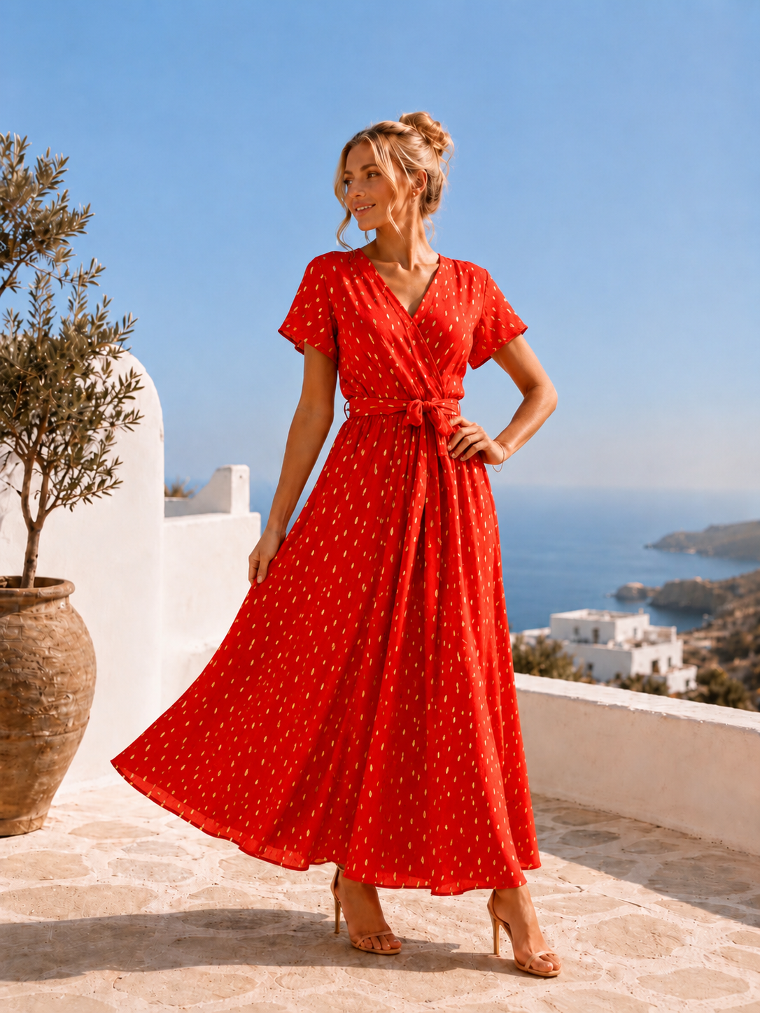 Sukienka MARBELLA  Miss Sara Sleeves - 2