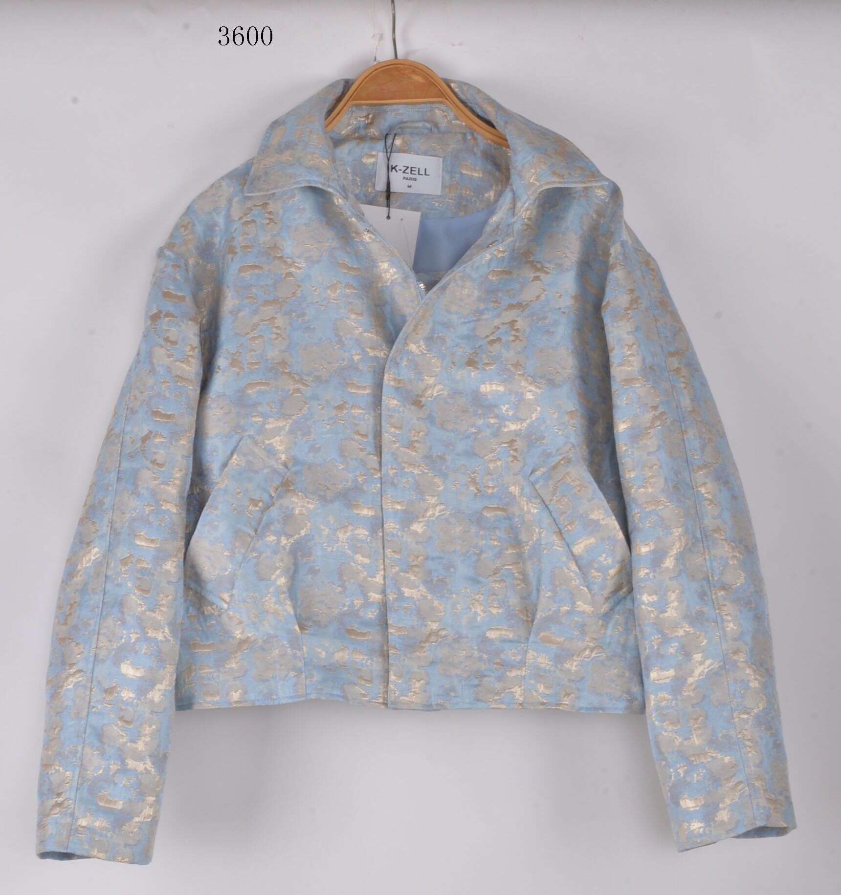 Cropped Faux leather Jacket