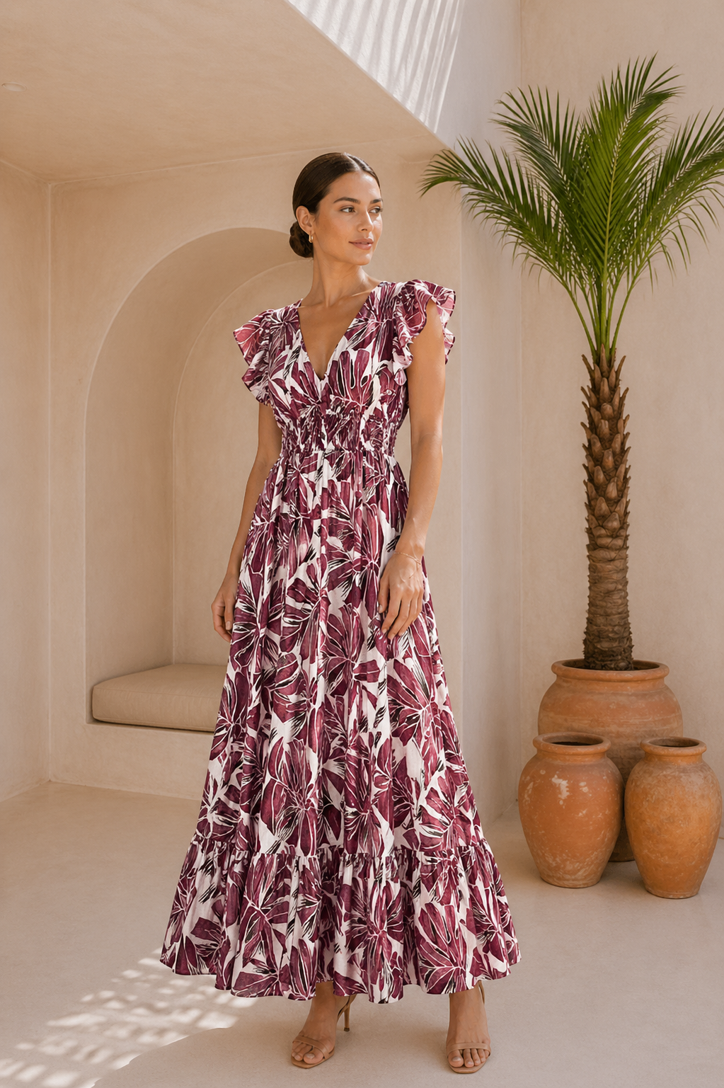 Sukienka TOBACCO Miss Sara Butterfly - 3