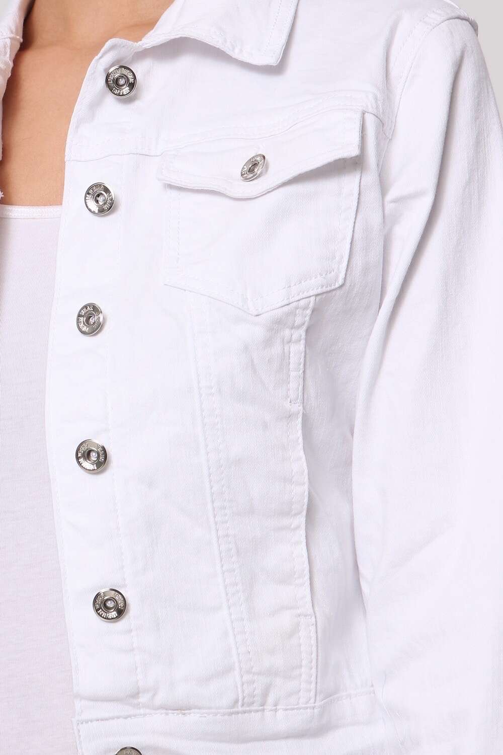 Cropped Faux leather Jacket