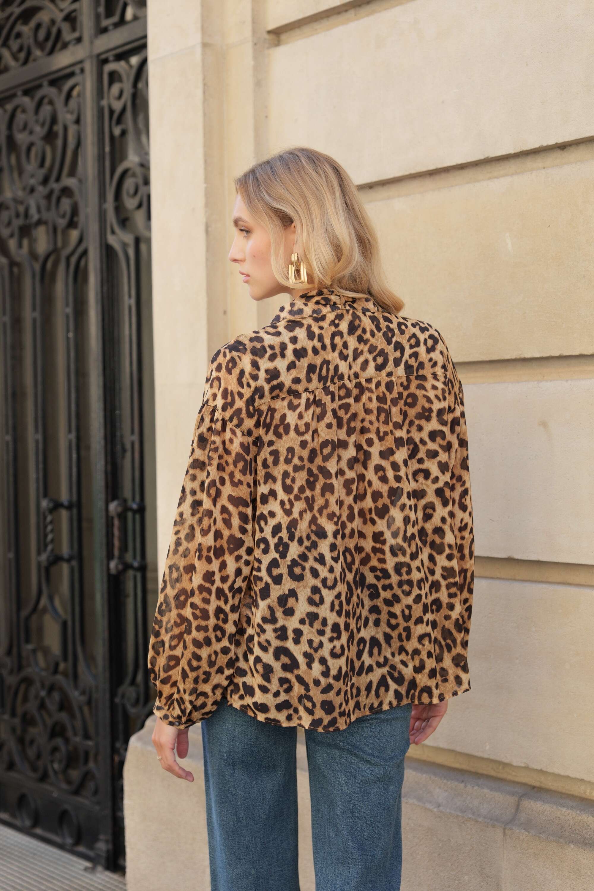 Cropped Faux leather Jacket