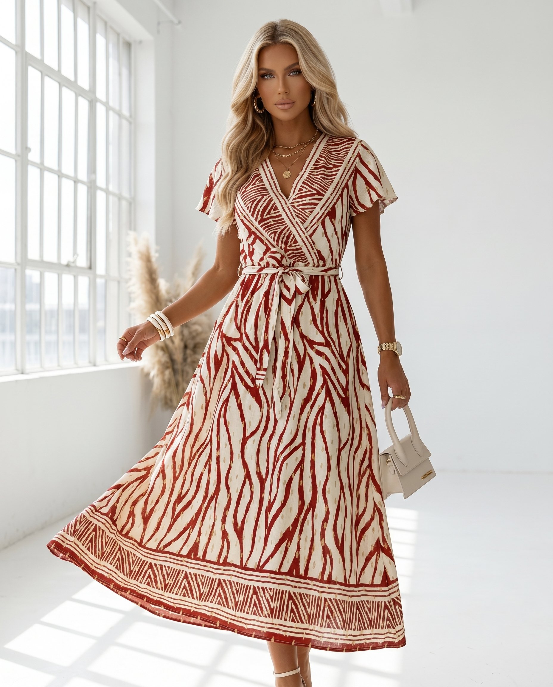 Sukienka RAMONA Miss Sara Sleeves - 2