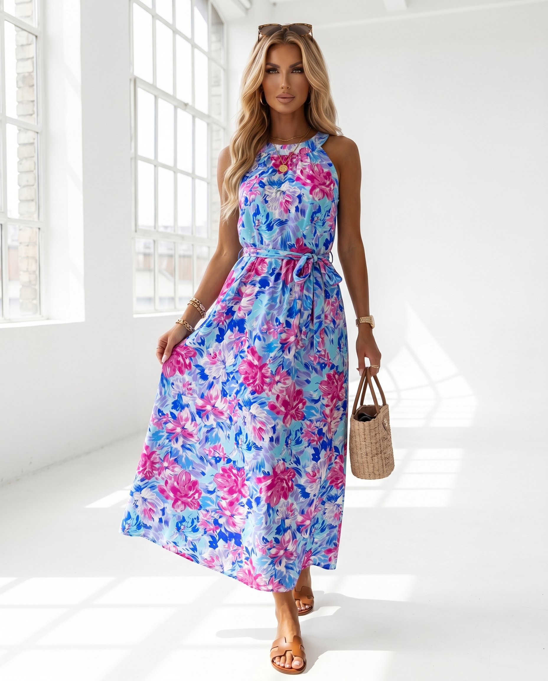Sukienka SANGRIA Miss Sara Maxi - 4