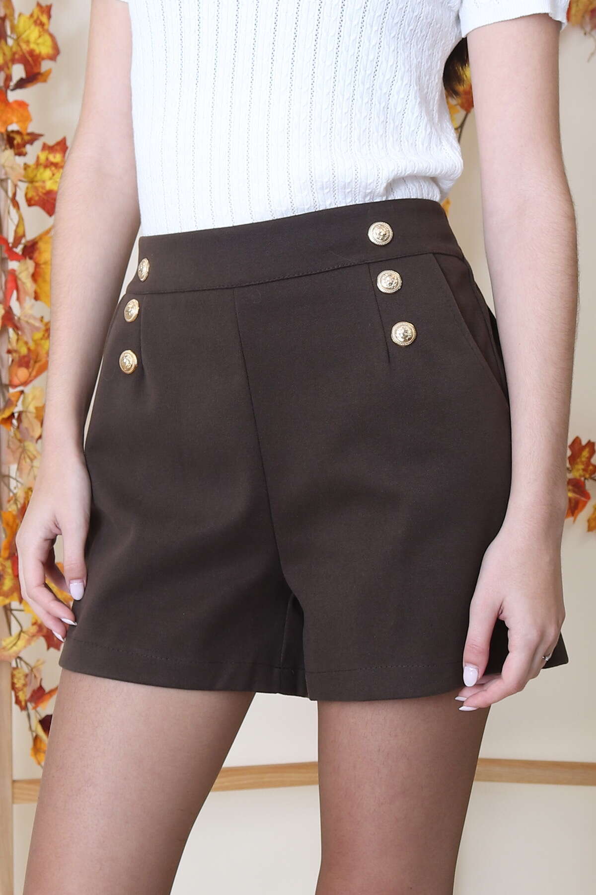 Cropped Faux leather Jacket