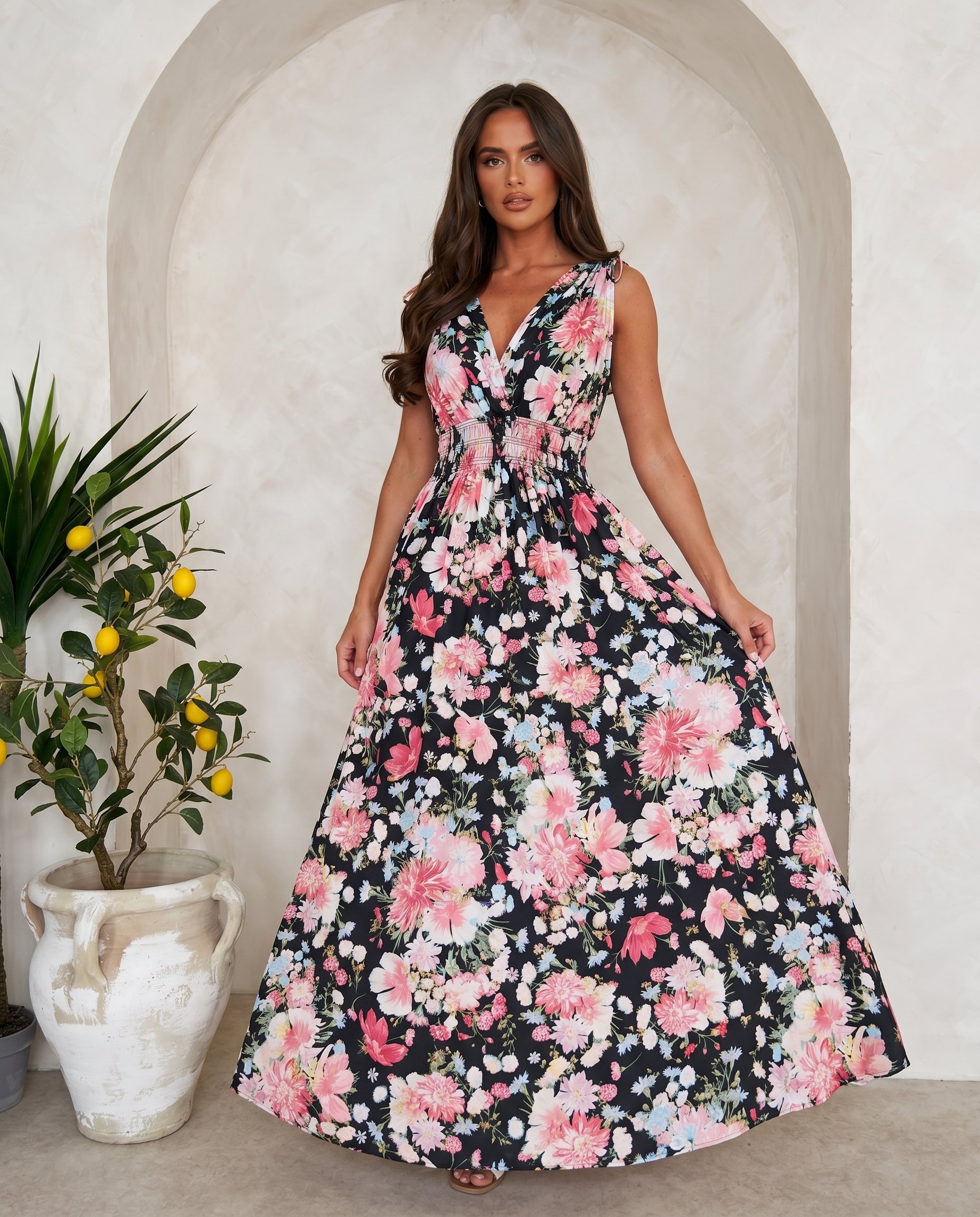 Sukienka REBERNIA Zimny Materiał - 3