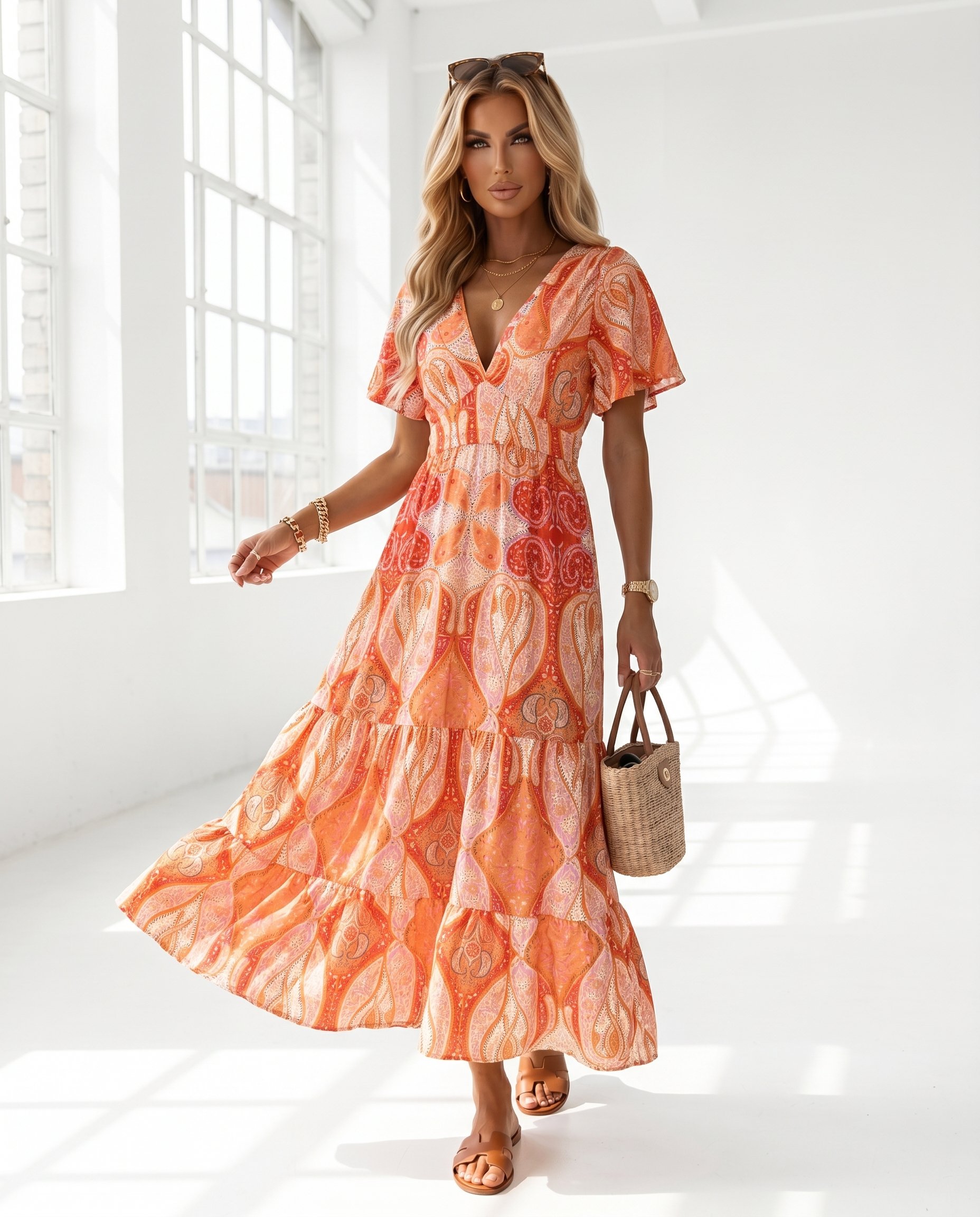 Sukienka GISELLE Miss Sara Ruffles - 2