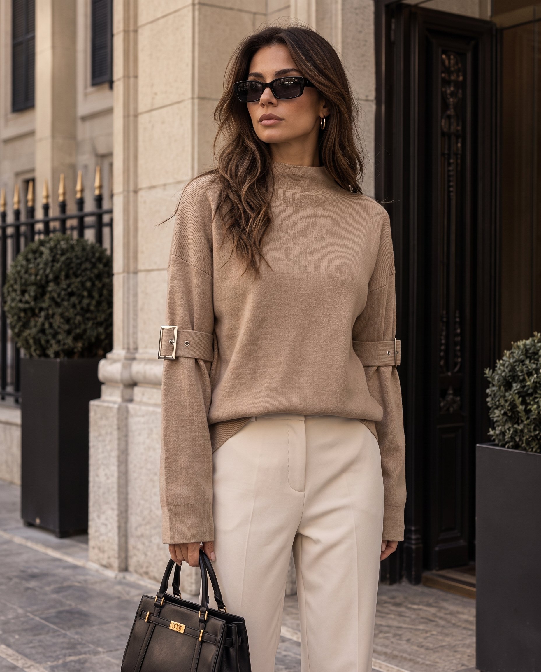 Cropped Faux leather Jacket