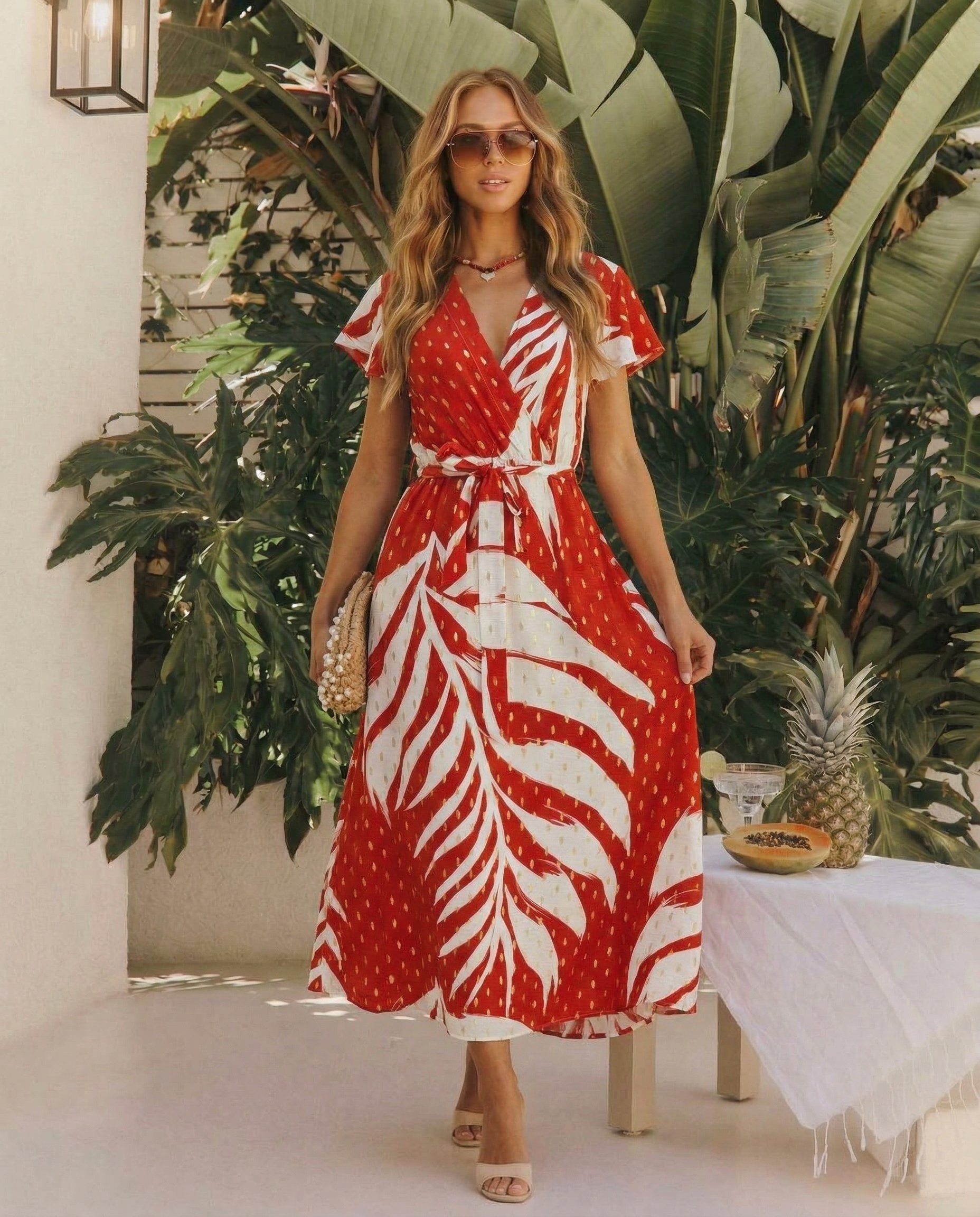 Sukienka RAYA COLOR Miss Sara Sleeves