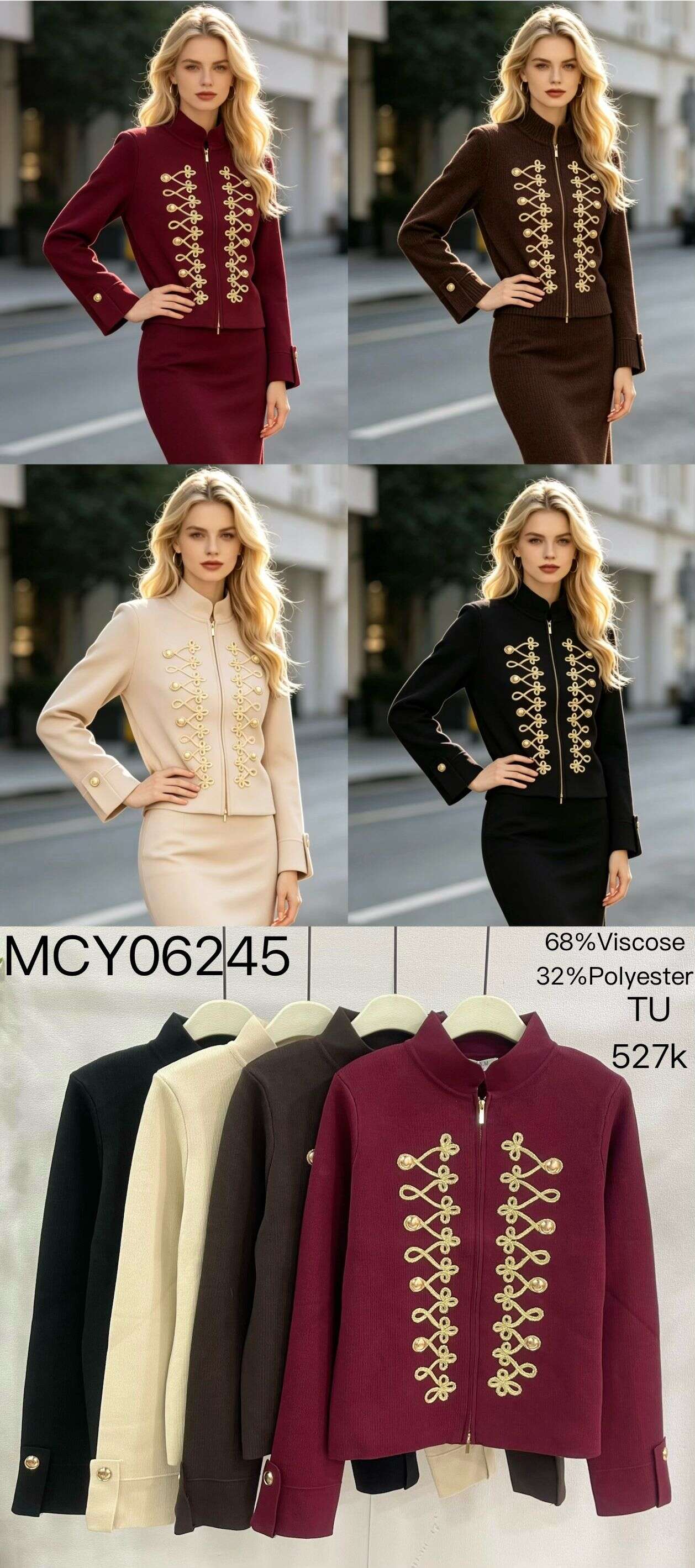 Cropped Faux leather Jacket