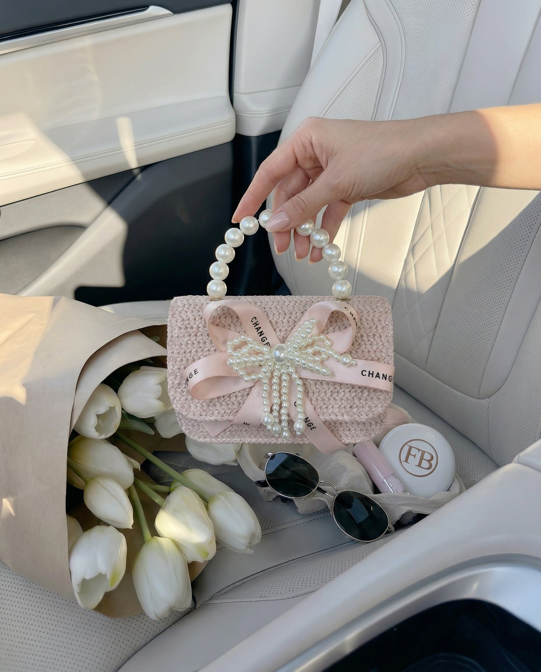 Cropped Faux leather Jacket