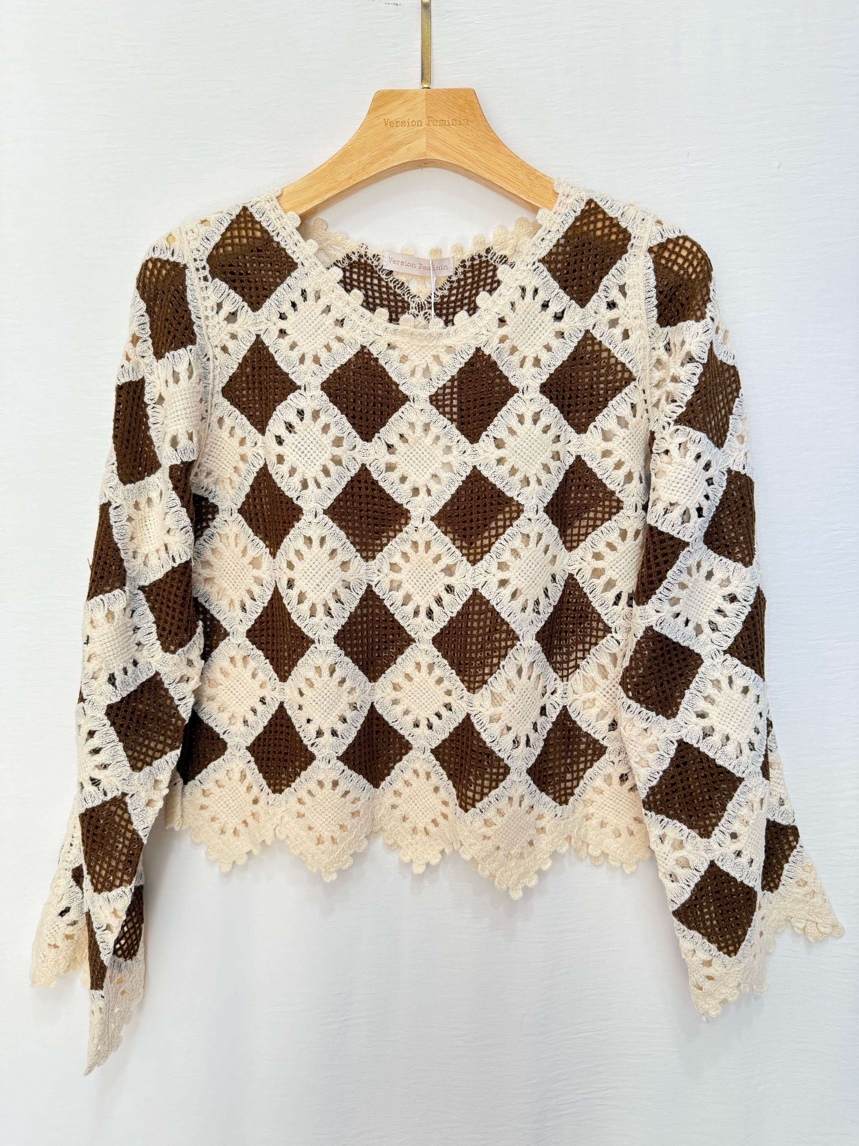 Sweterek  LATTICE