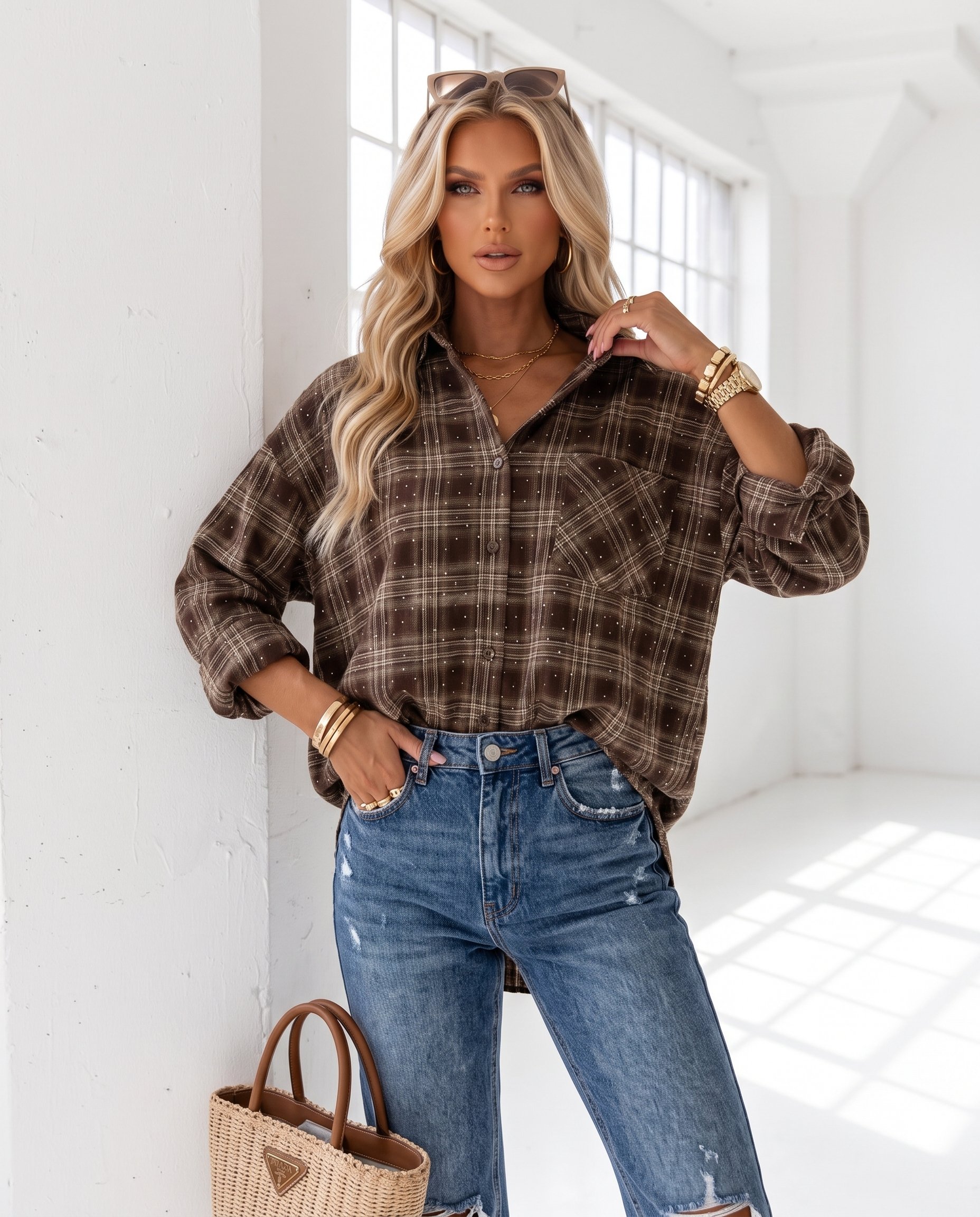 Cropped Faux leather Jacket