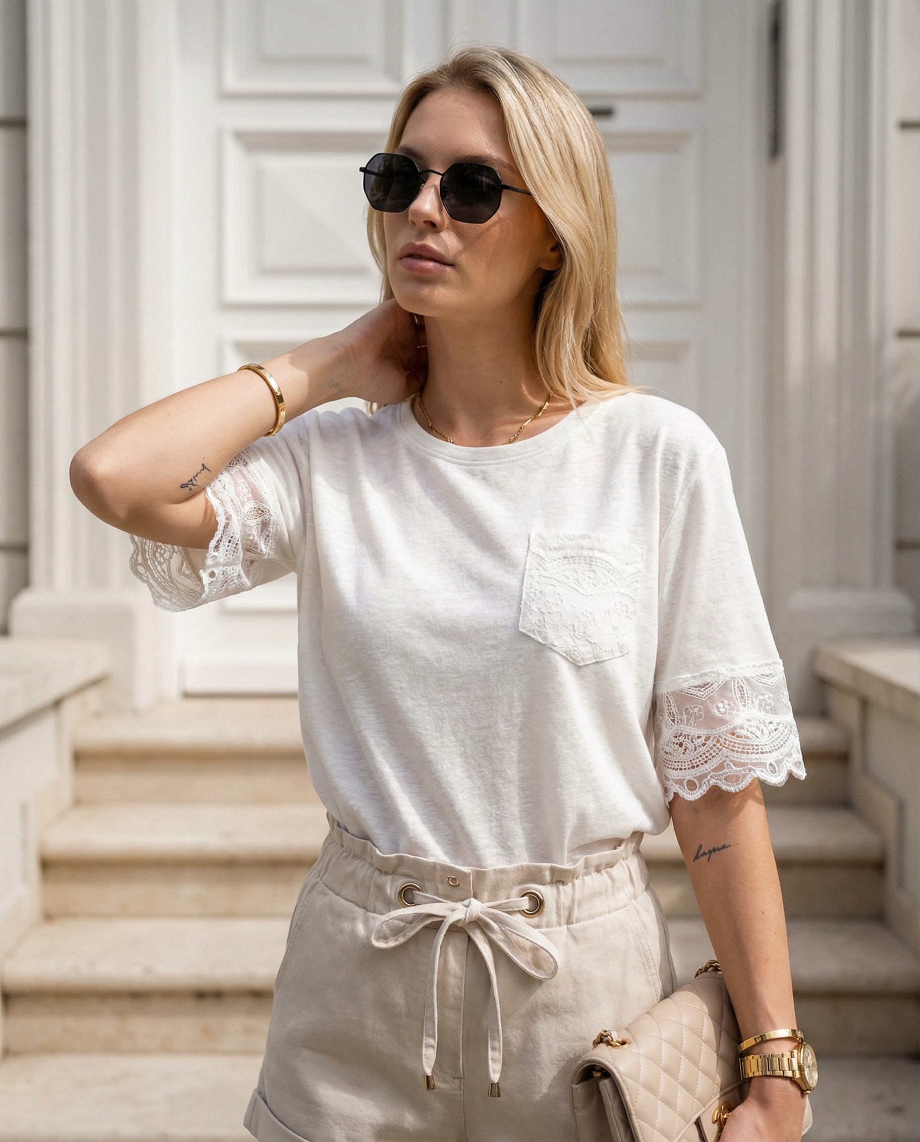 Cropped Faux leather Jacket