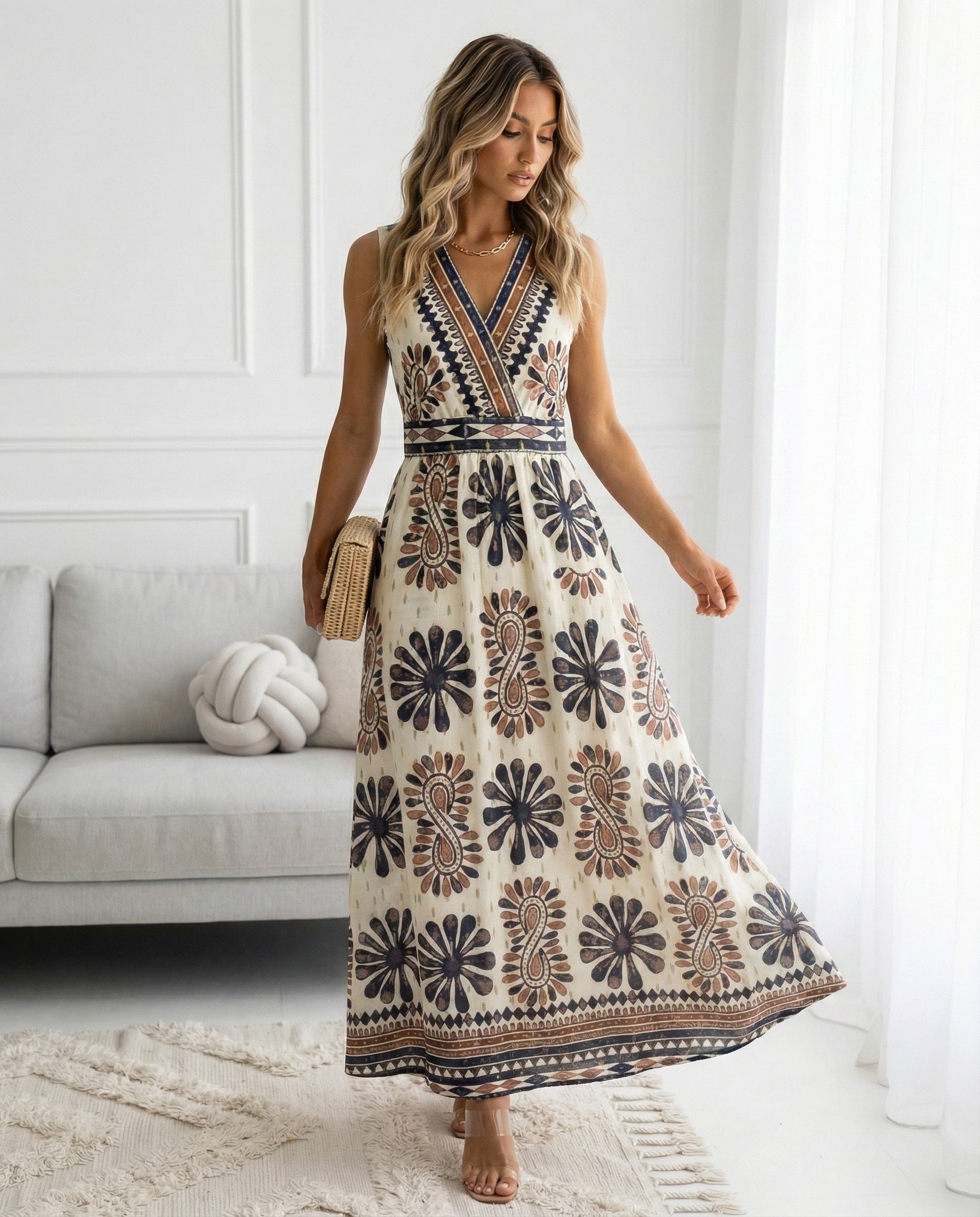 Sukienka FIESTA Miss Sara Open Back - 2