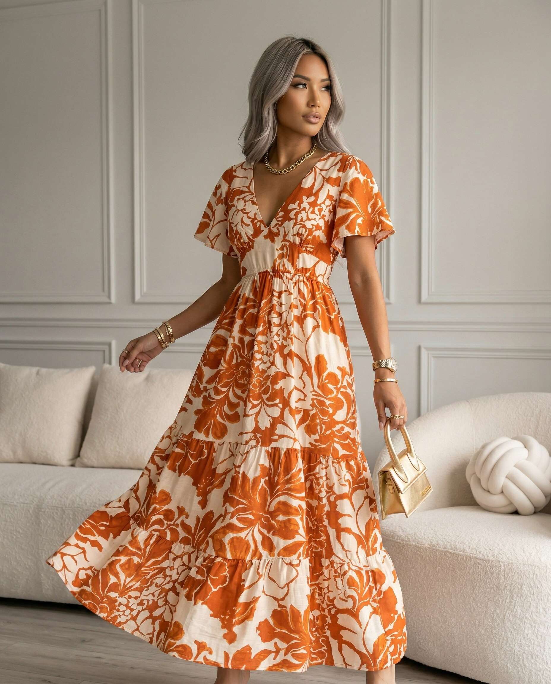 Sukienka BONSAI Miss Sara Ruffles