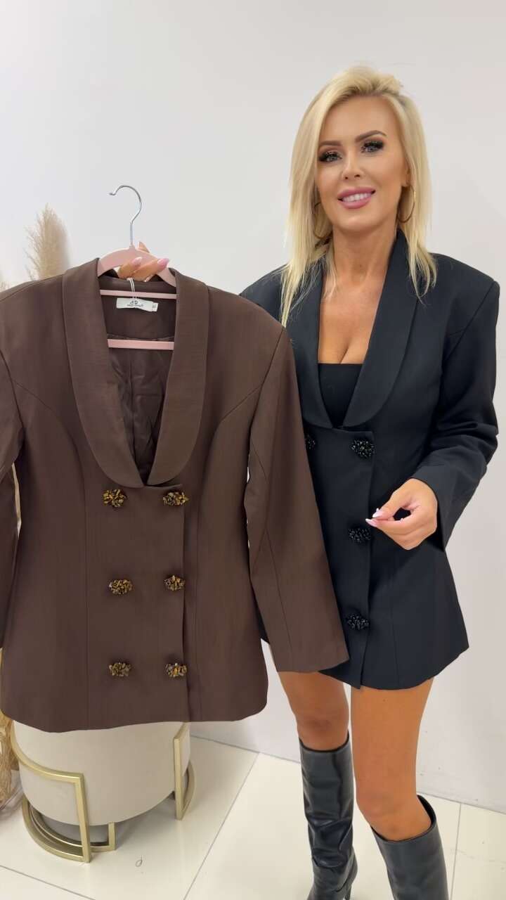 Cropped Faux leather Jacket