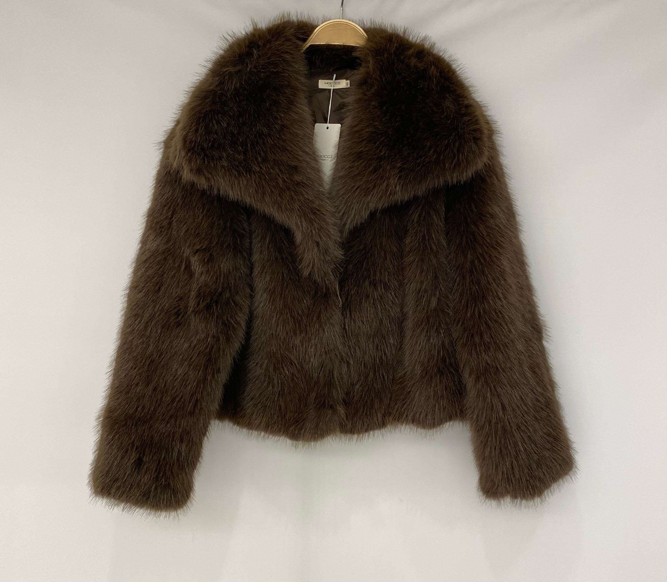 Cropped Faux leather Jacket